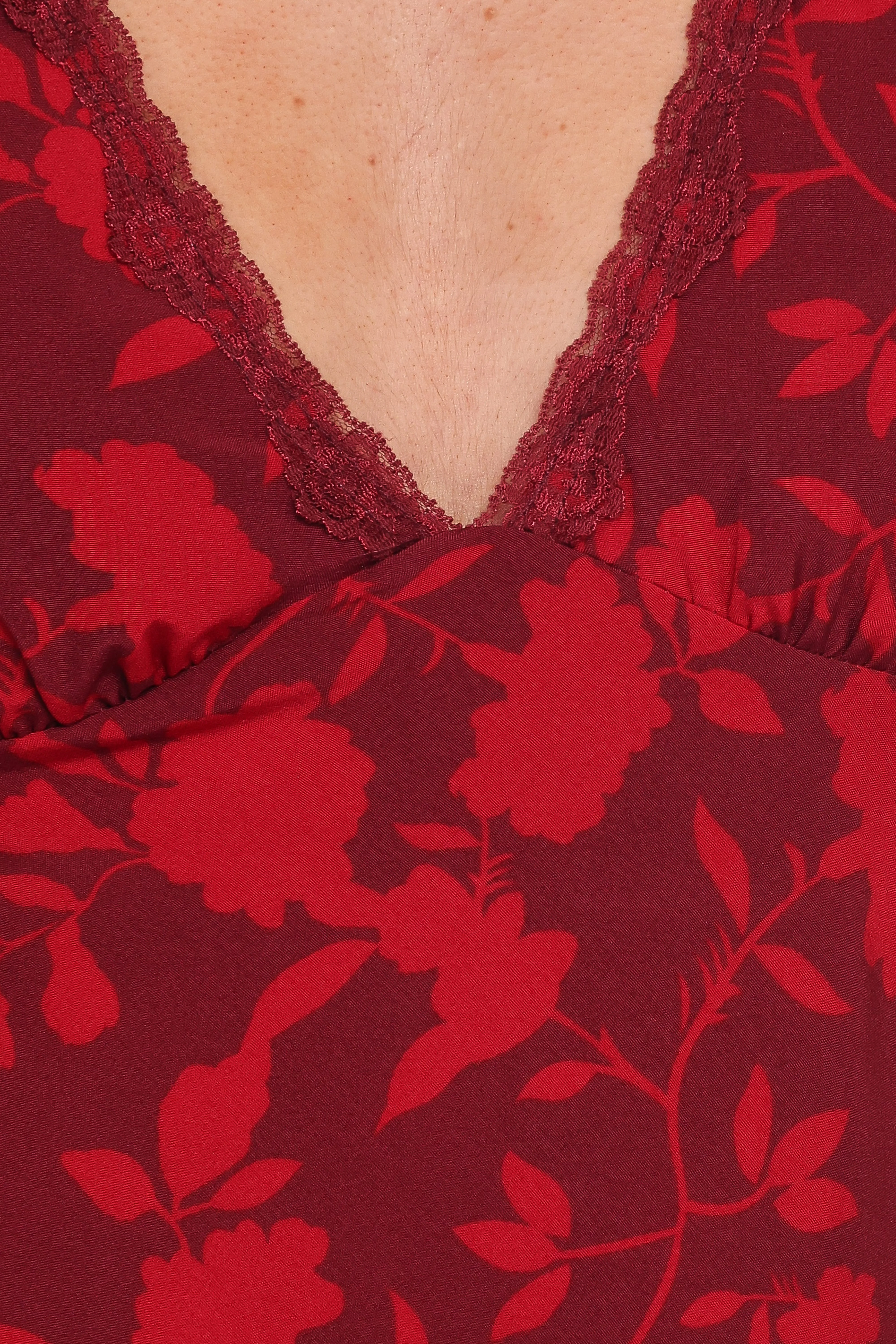 Kelso Top - Burgundy Floral - Image 6