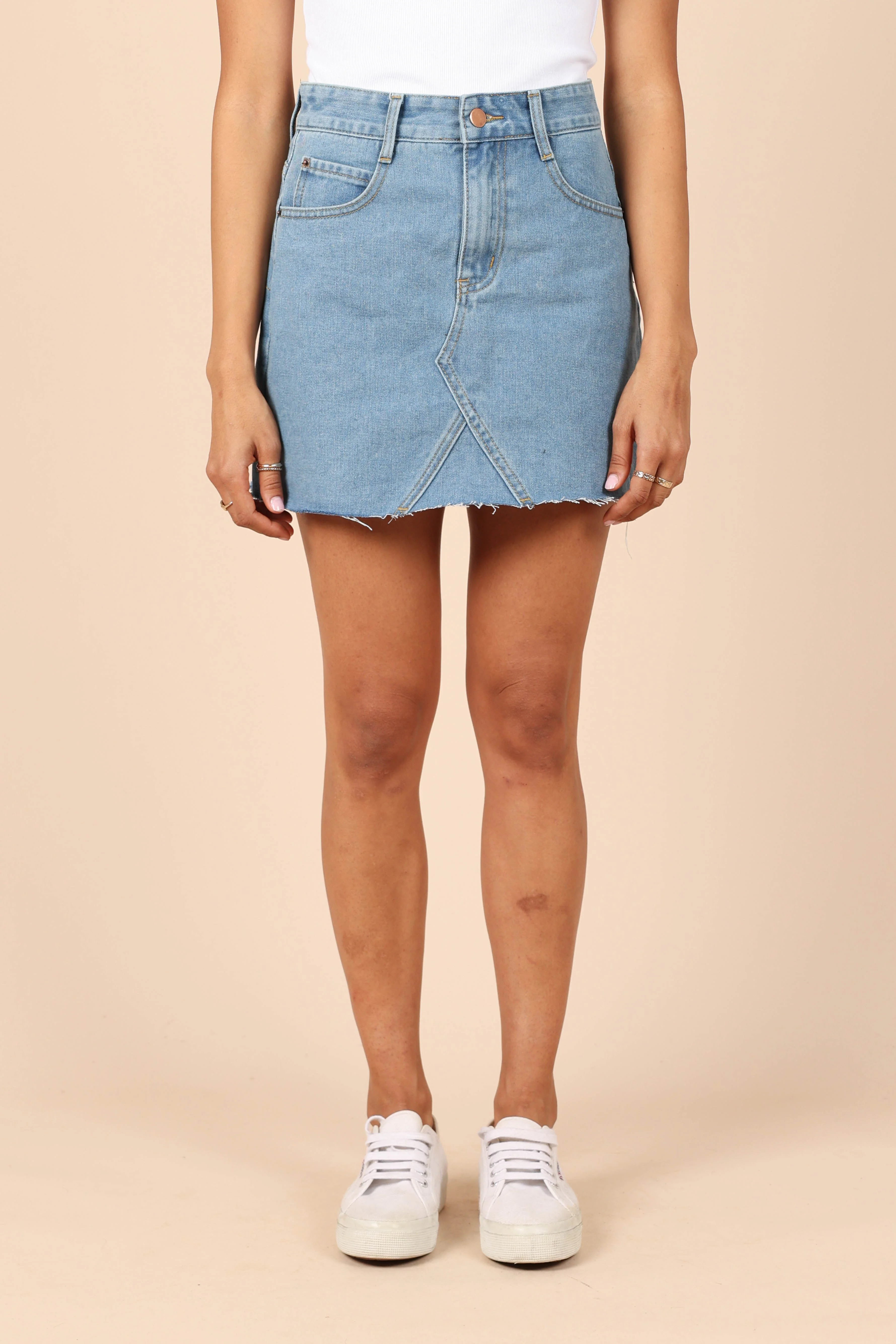 Kenny Skirt - Mid Blue Wash - Image 3