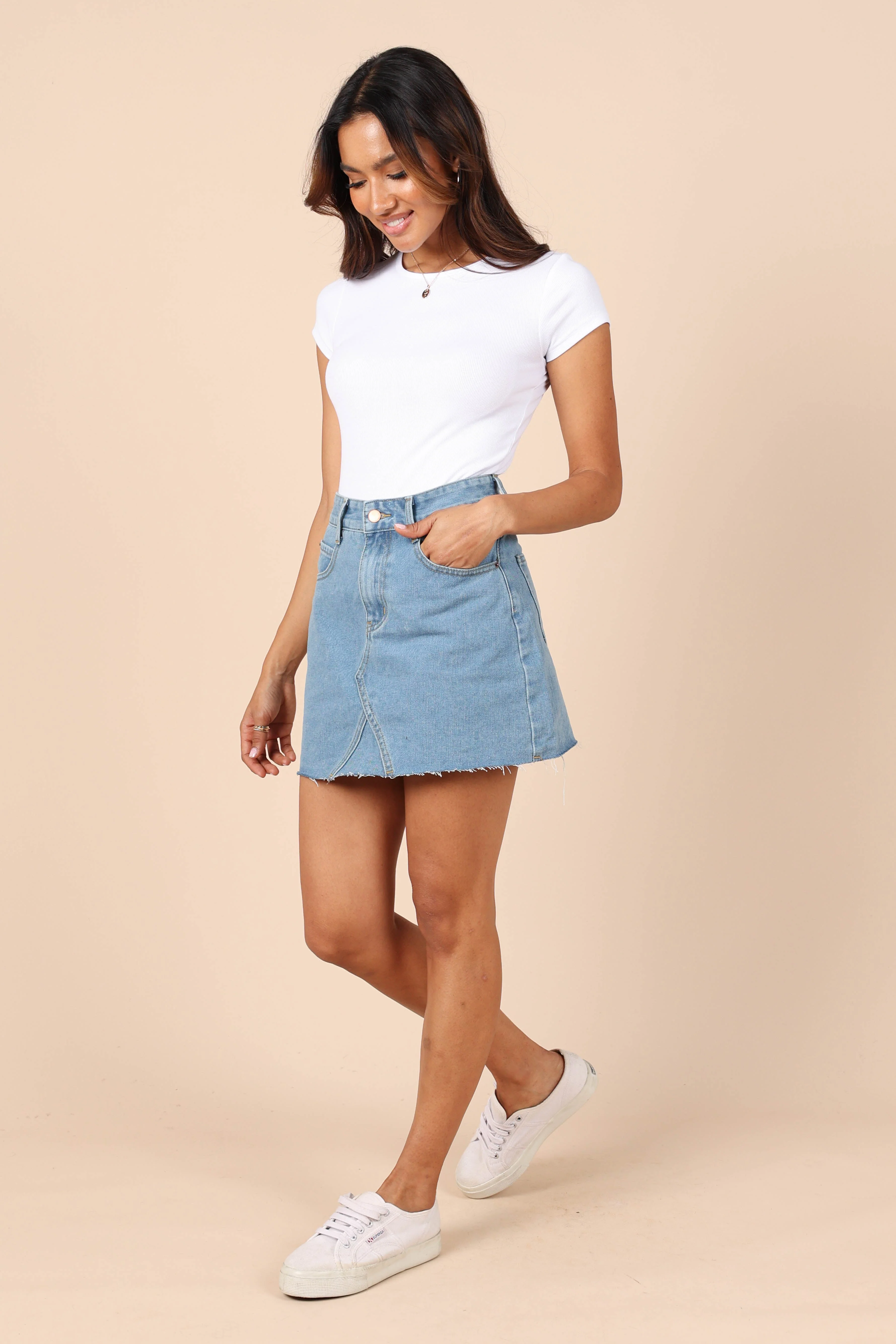 Kenny Skirt - Mid Blue Wash - Image 6