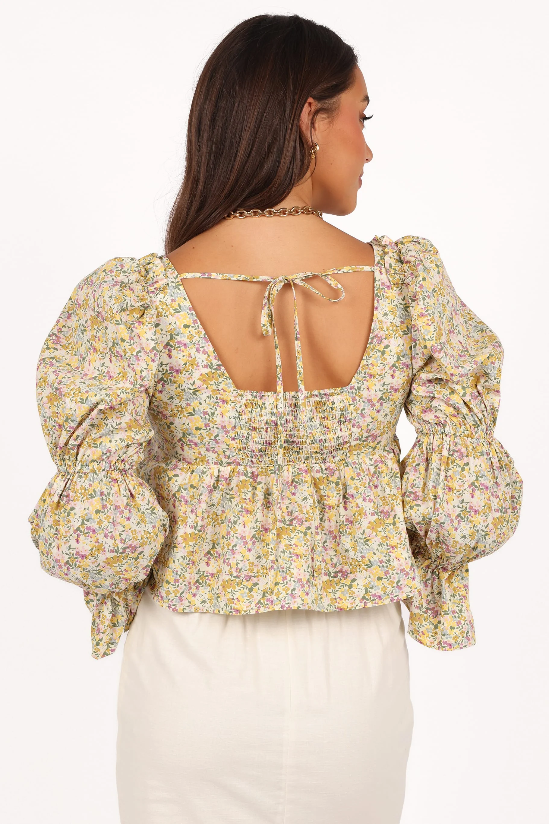Kenny Top - Yellow Floral - Image 4