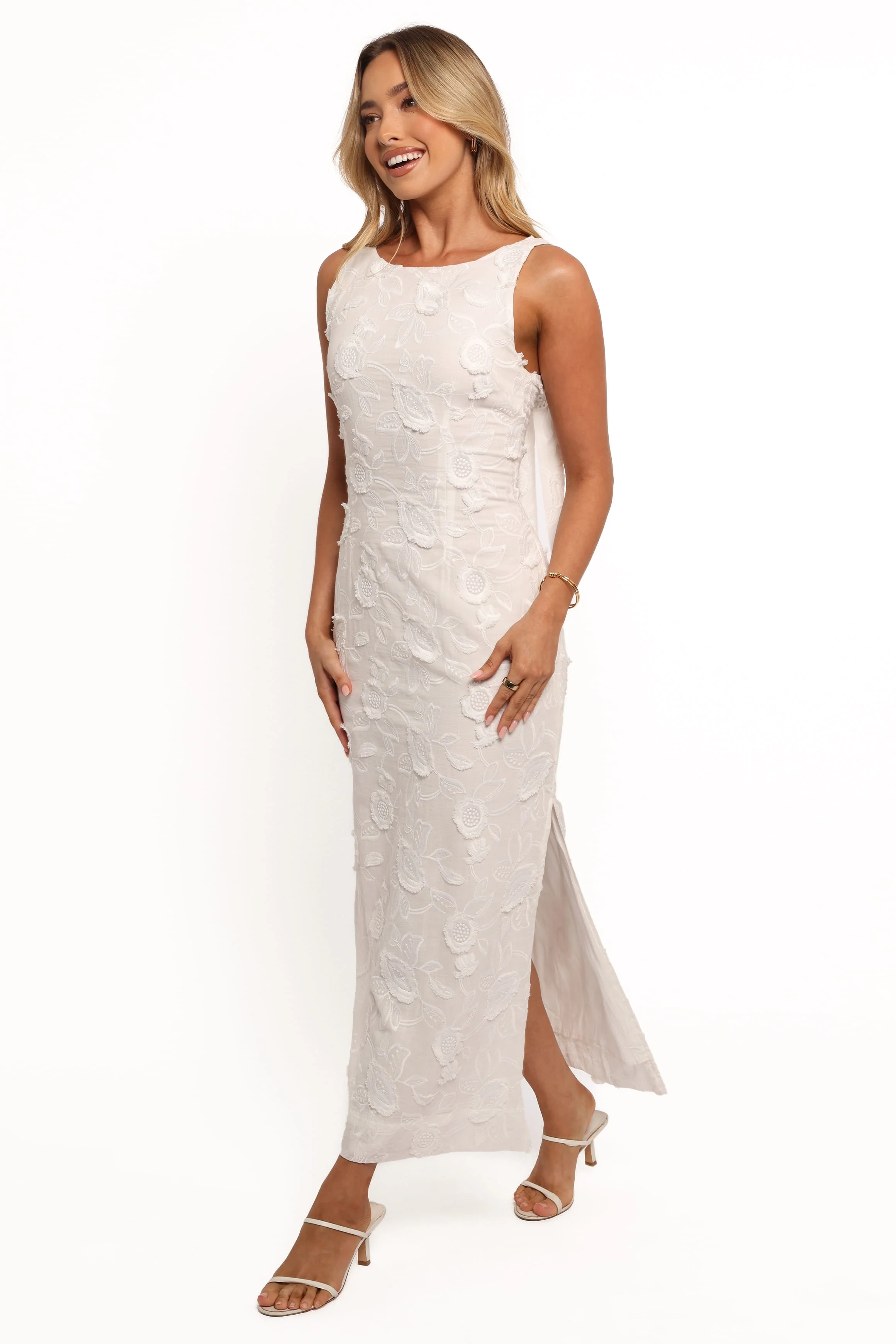 Kerry Midi Dress - White - Image 5