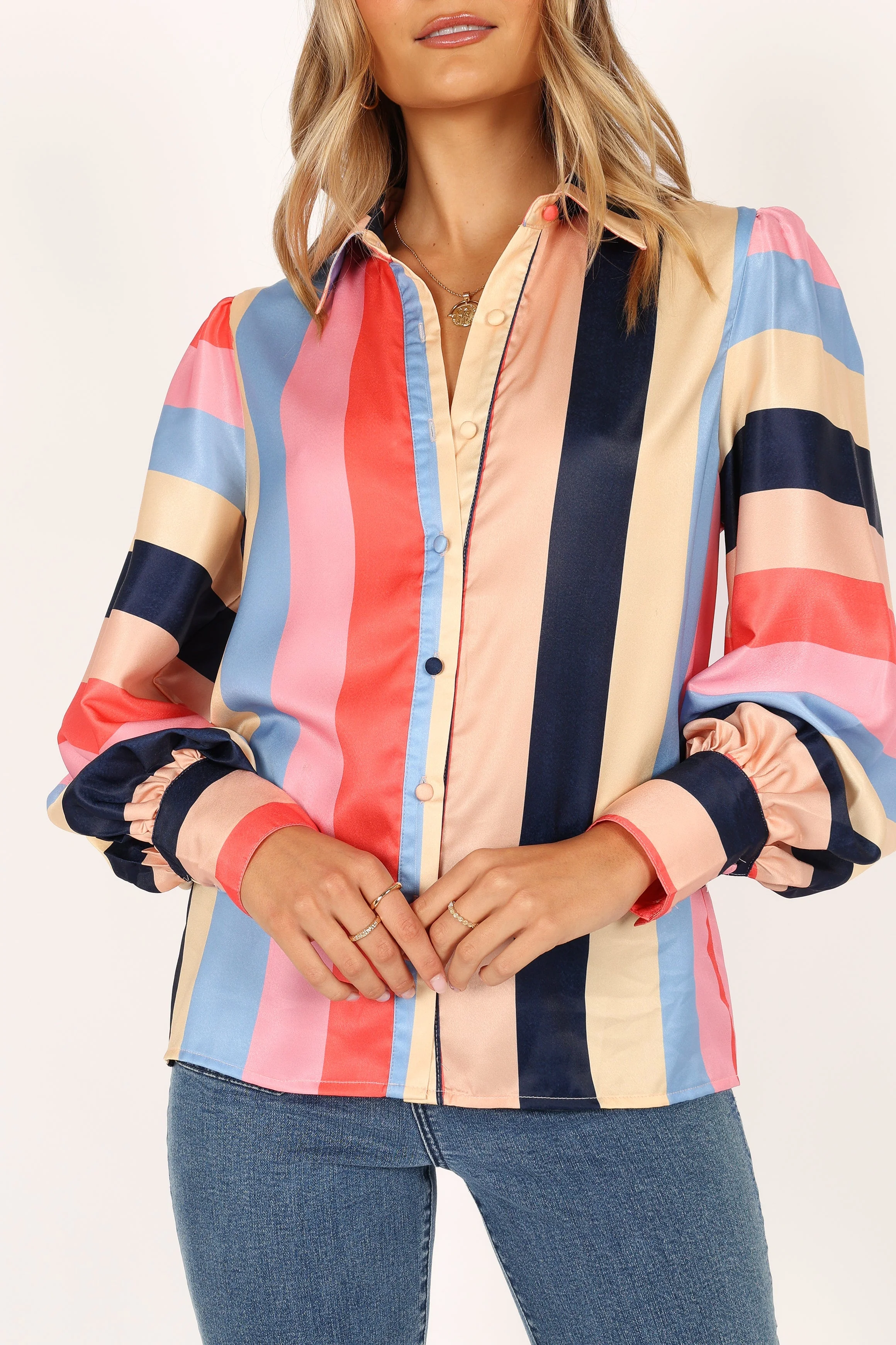 Kimmy Shirt - Multi Stripe - Image 2