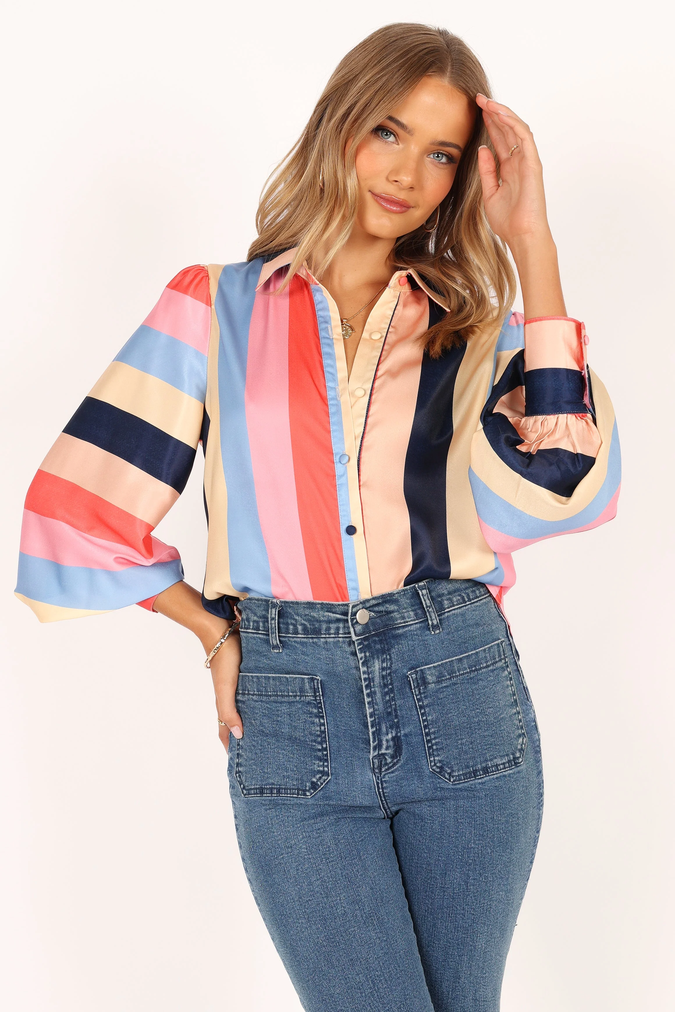 Kimmy Shirt - Multi Stripe - Image 5