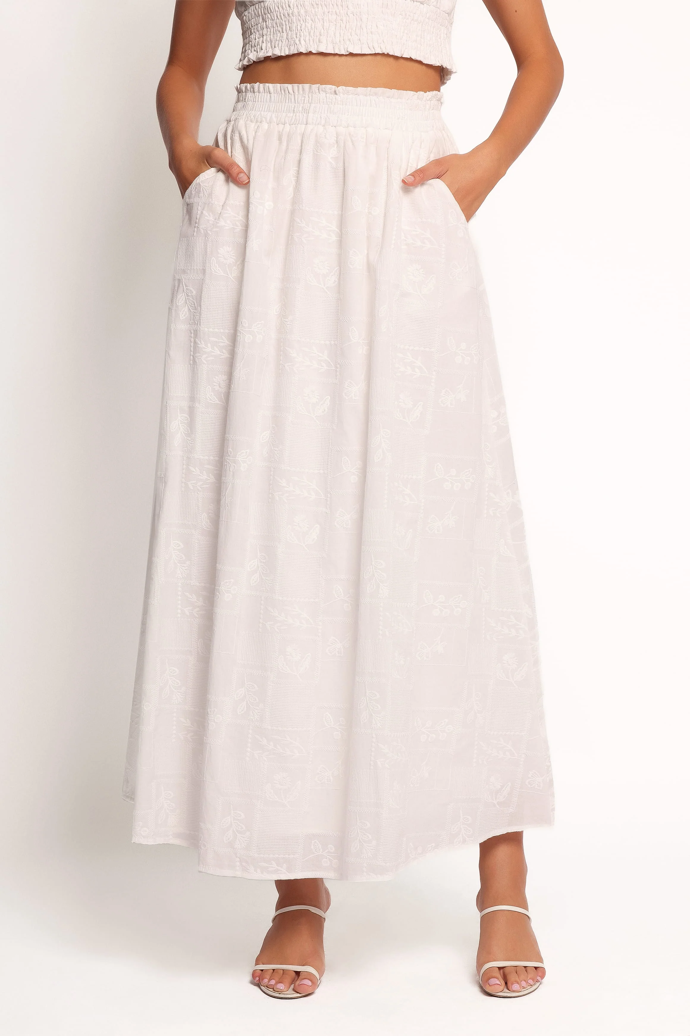 Kimora Maxi Skirt - White - Image 3
