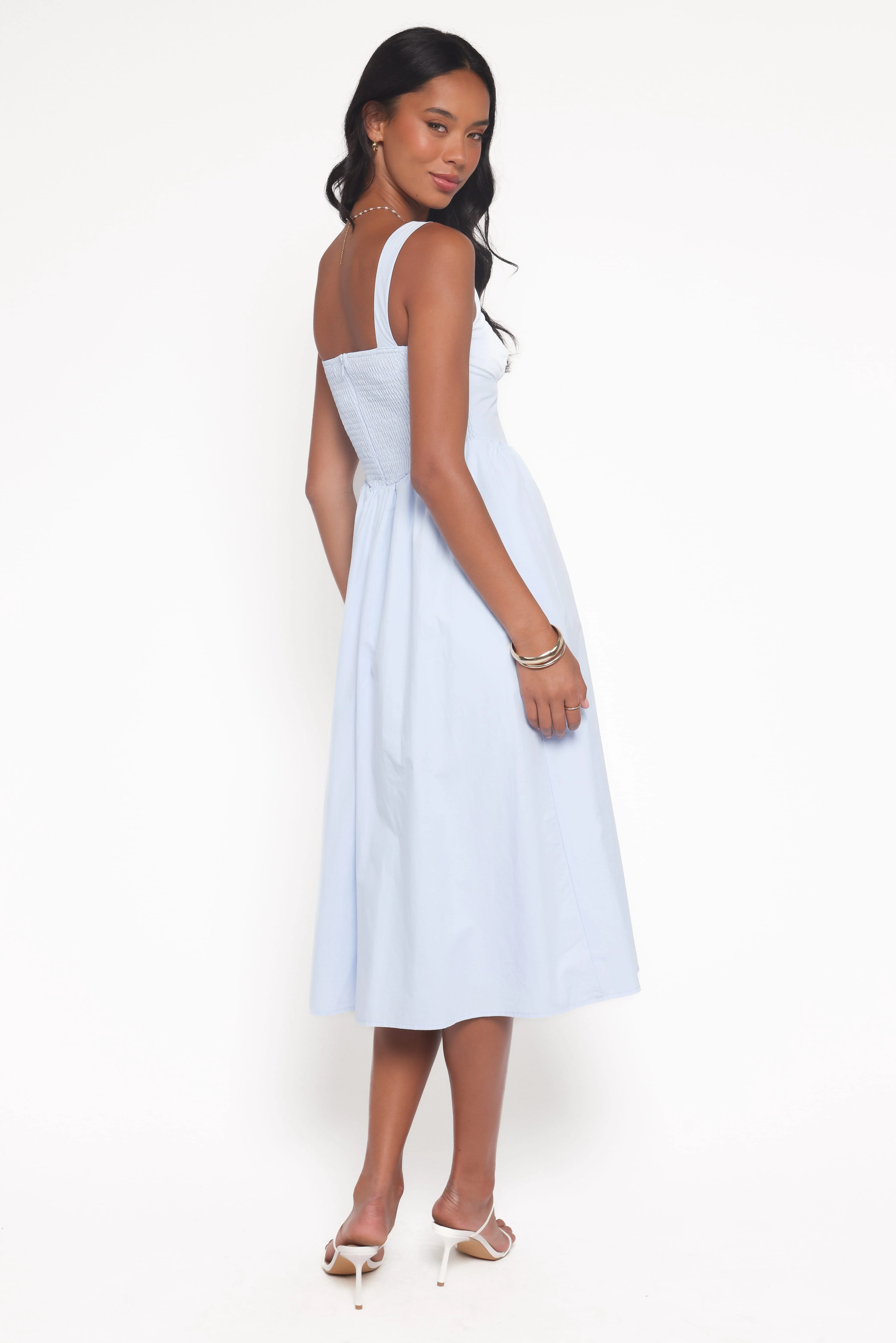 Kinslee Midi Dress - Blue - Image 5