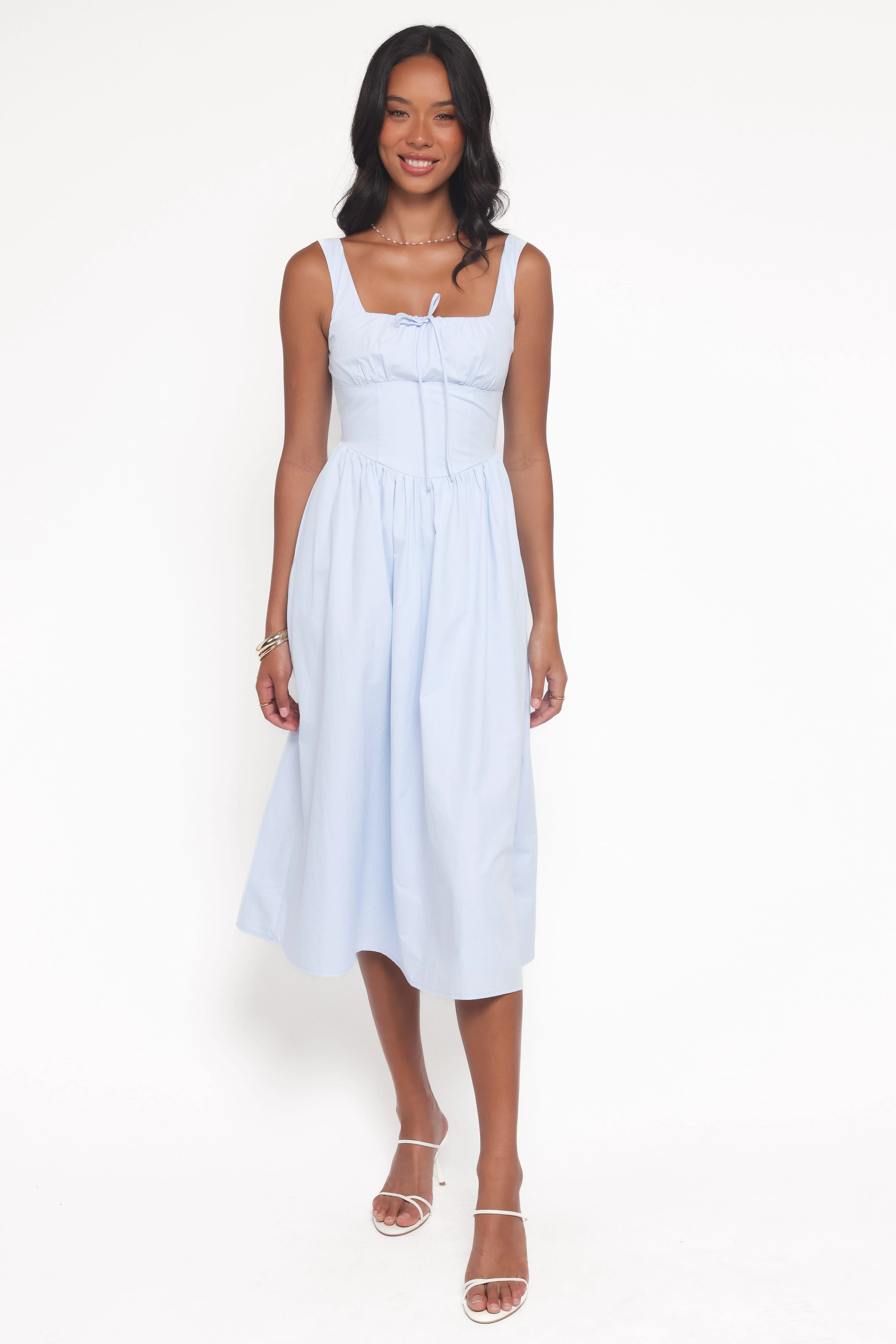 Kinslee Midi Dress - Blue - Image 6