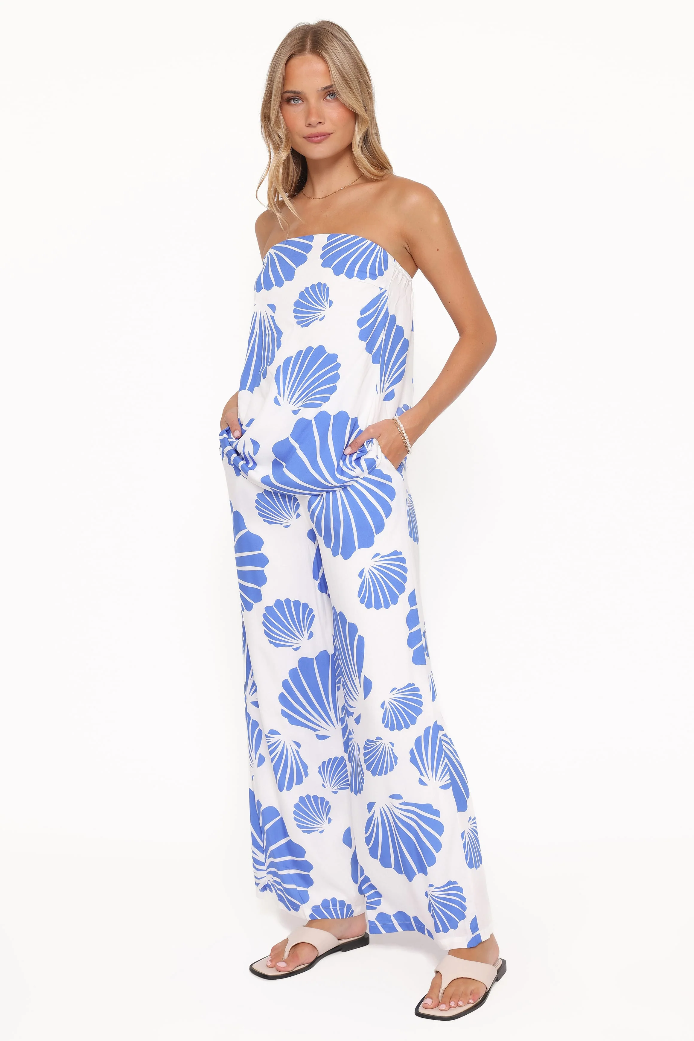 Kristy Pant Set - Blue Shell - Image 4