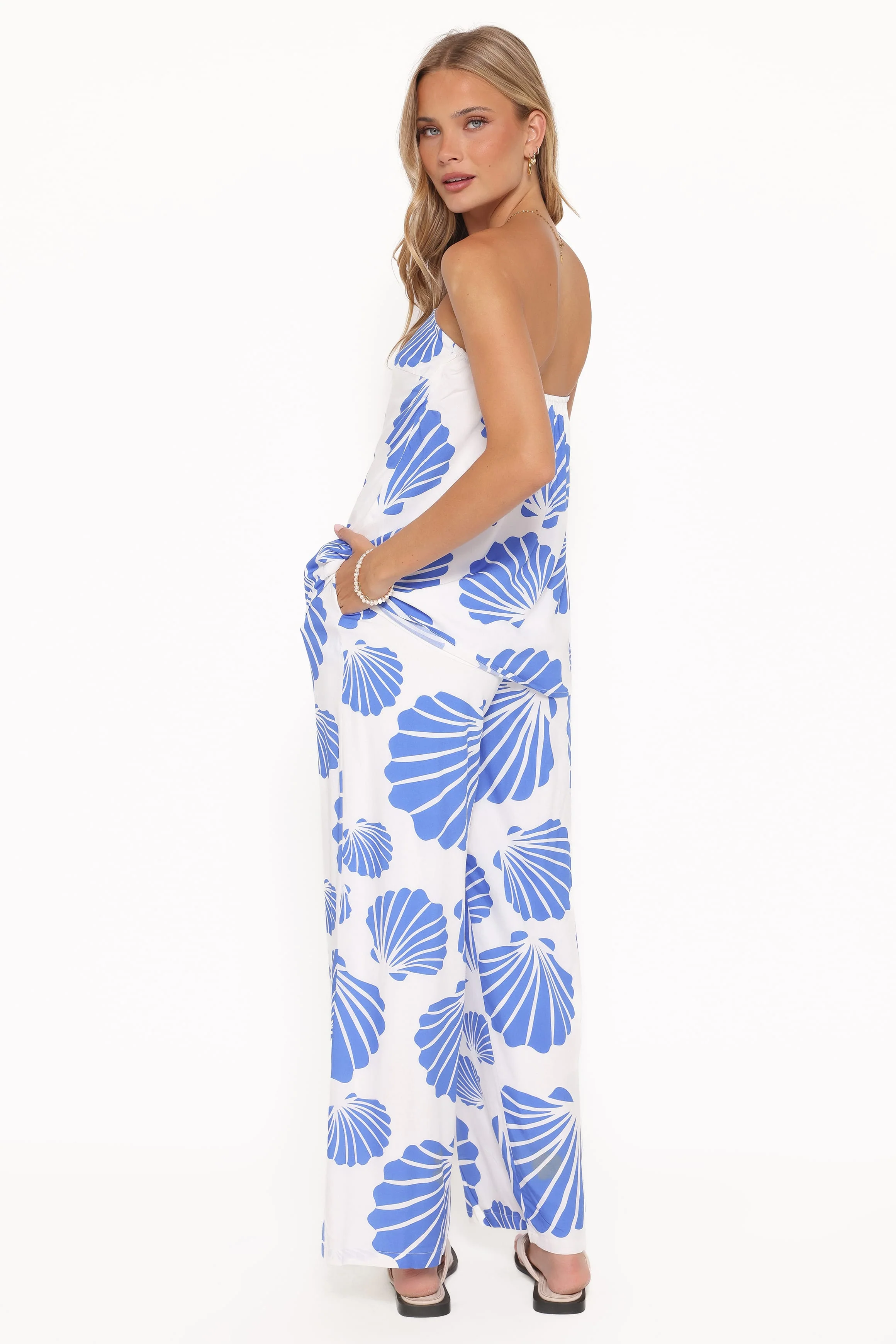 Kristy Pant Set - Blue Shell - Image 5