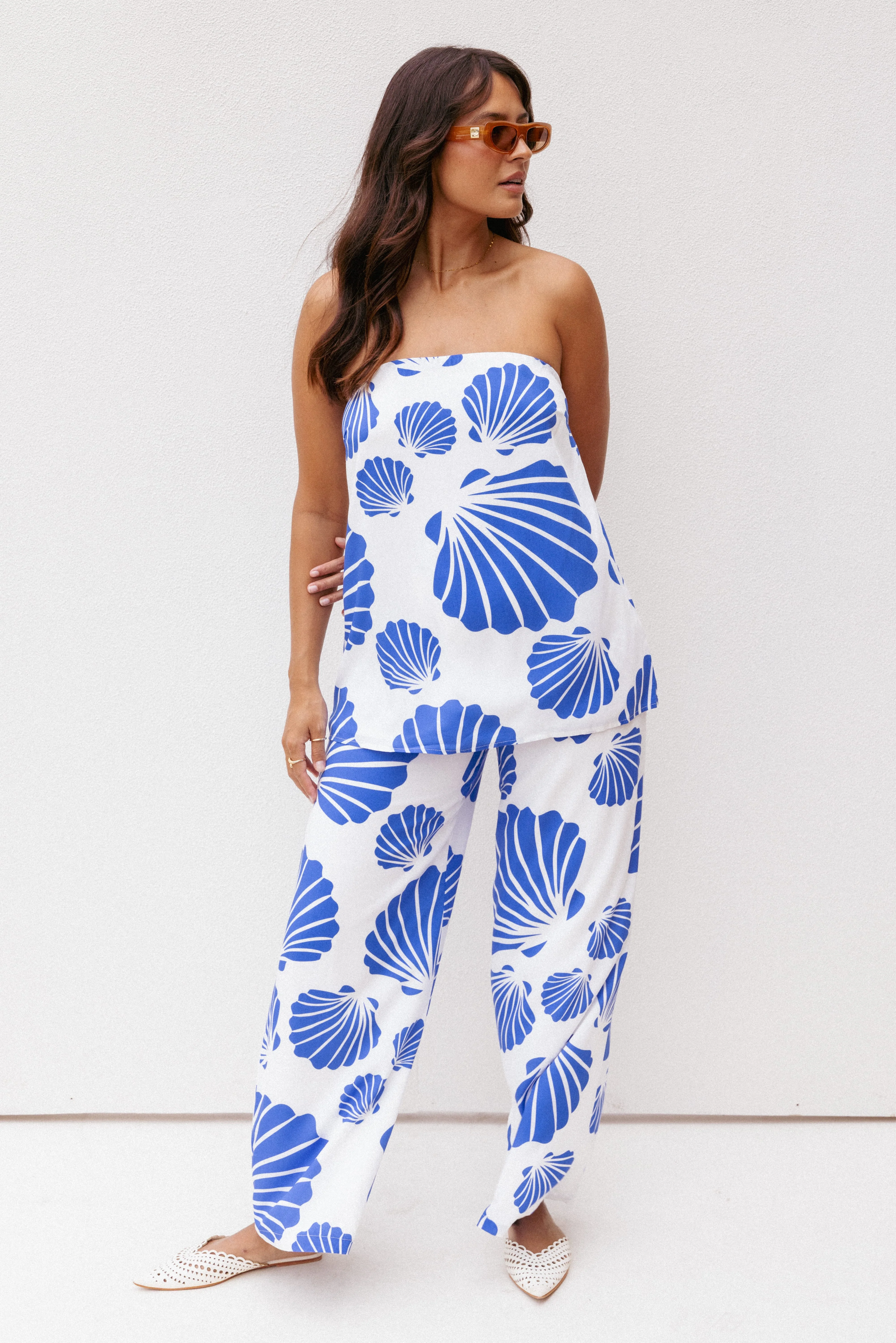 Kristy Pant Set - Blue Shell - Image 9