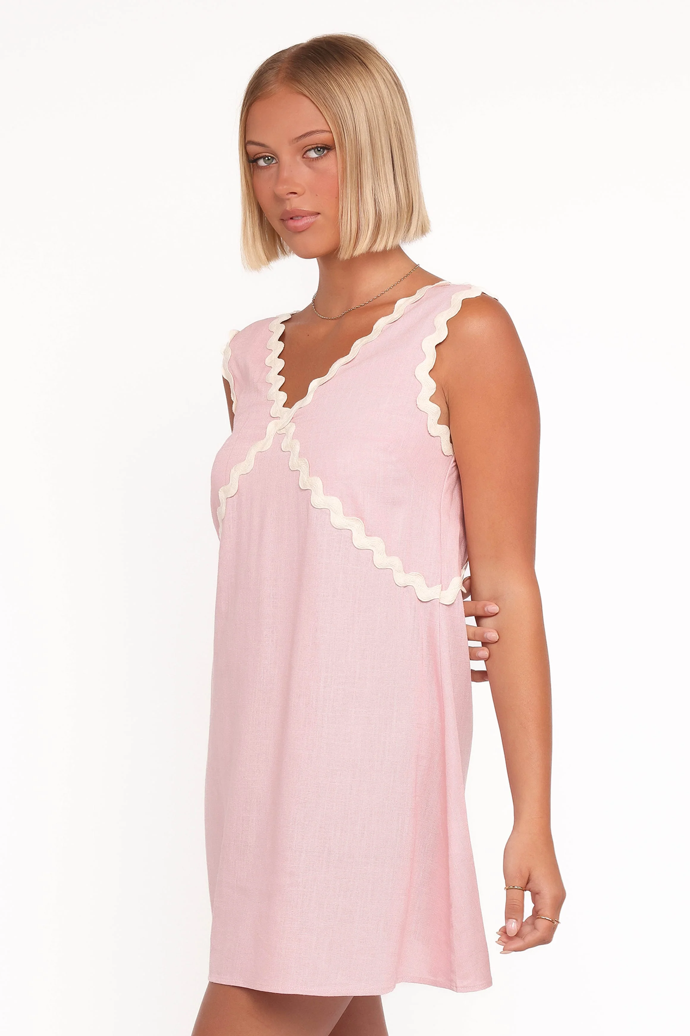 Lark Mini Dress - Pink - Image 2