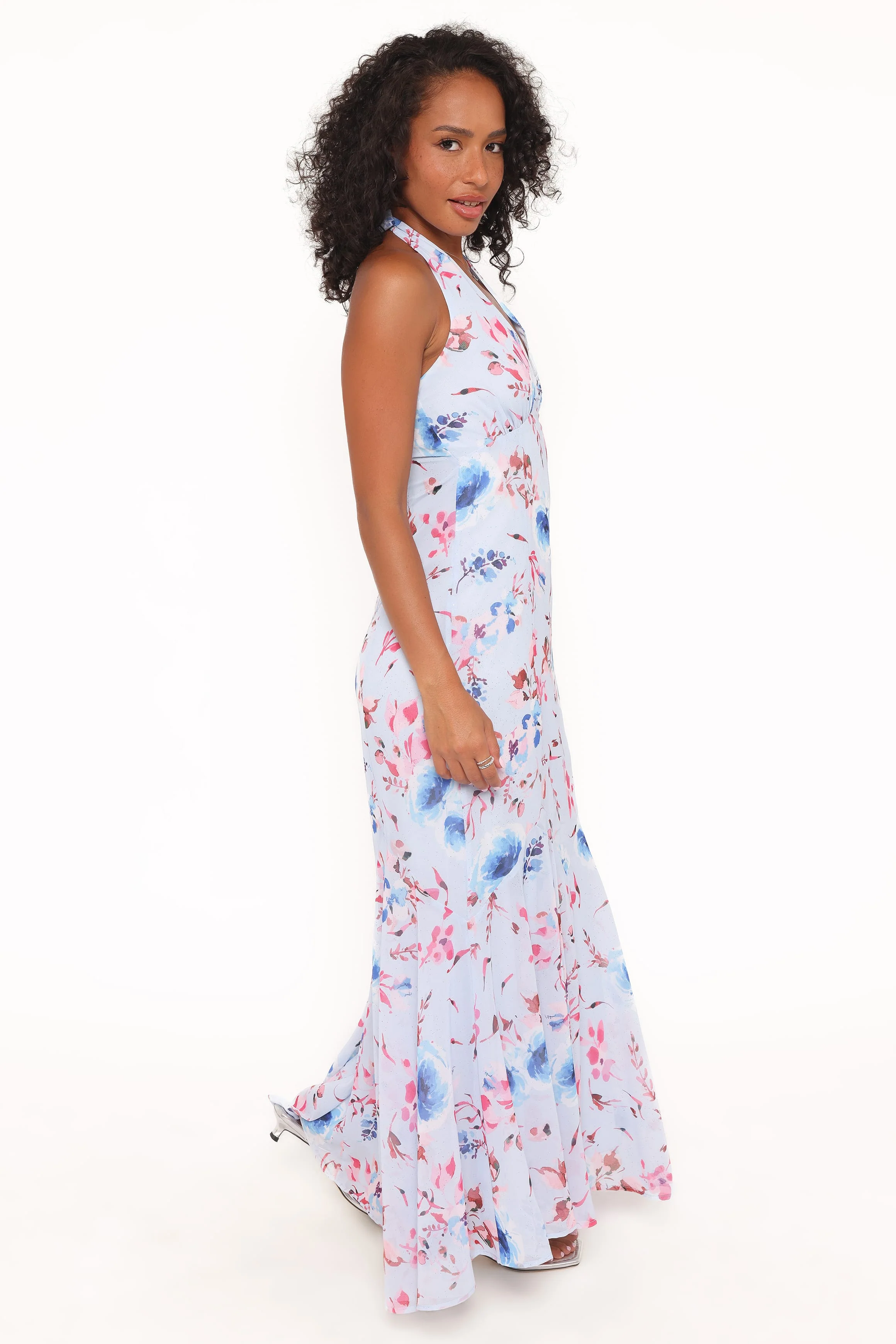 Lavie Maxi Dress - Blue Floral - Image 3