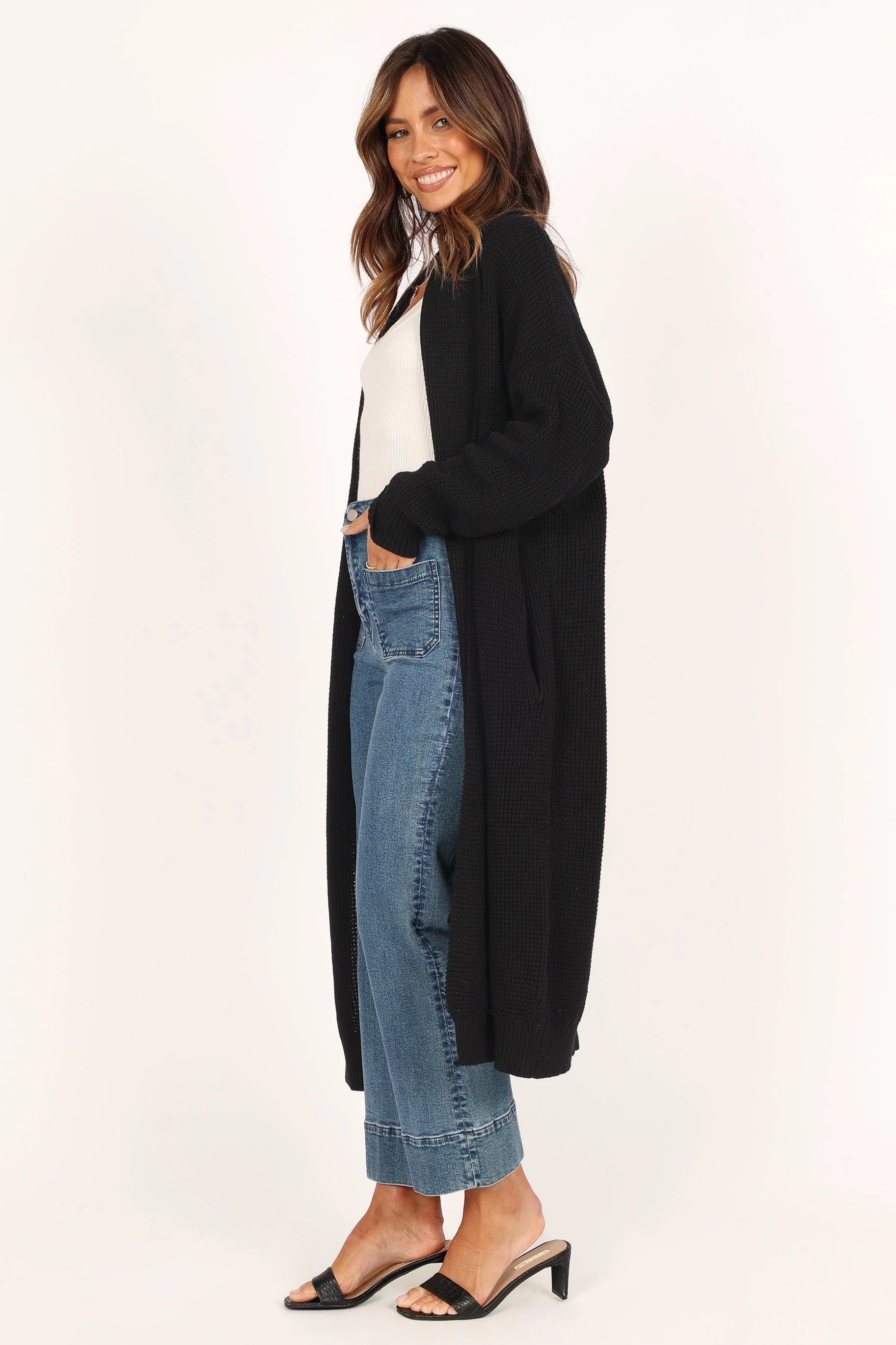 Leah Cardigan - Black - Image 6