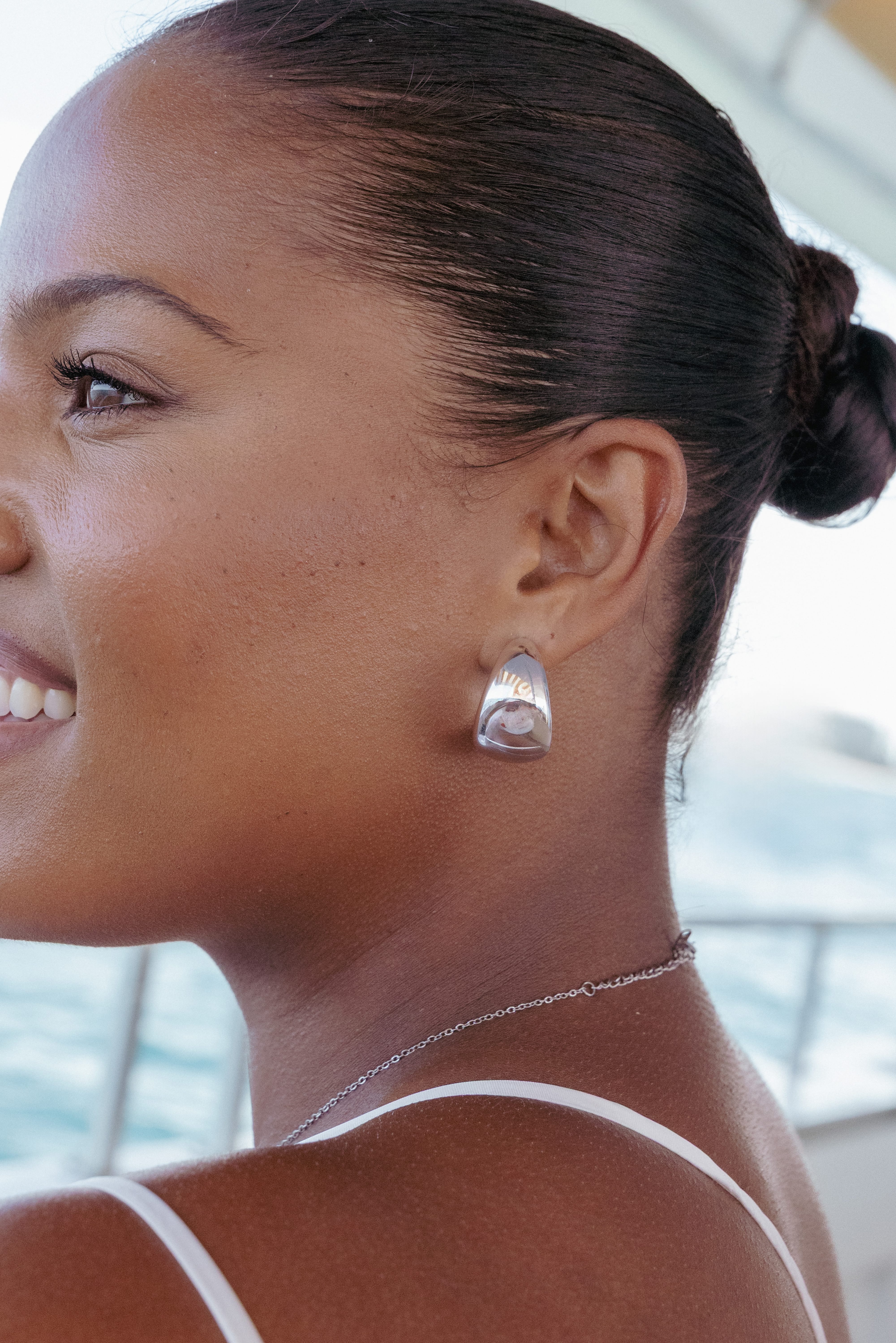 Leandra Earrings - Silver