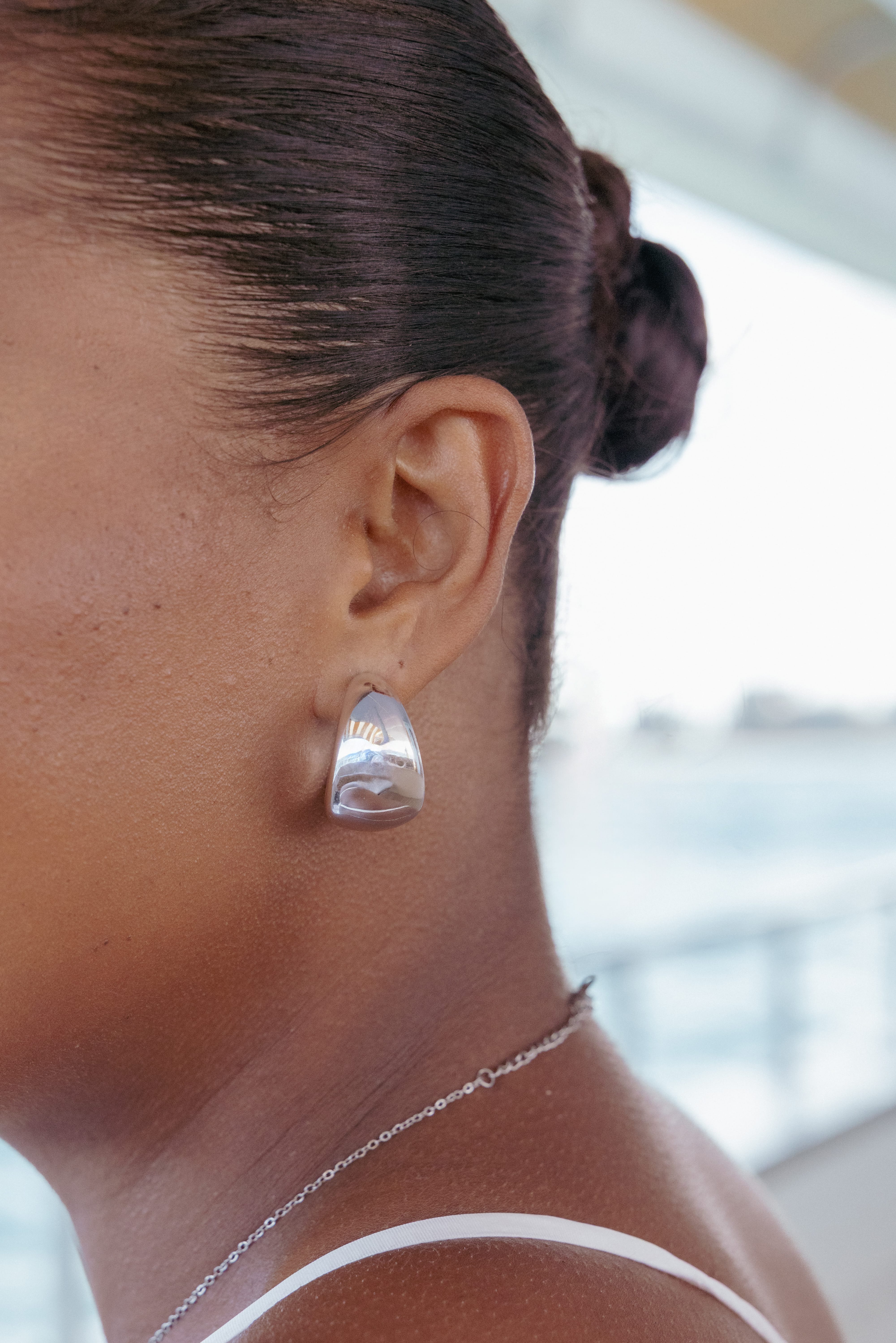 Leandra Earrings - Silver - Image 4