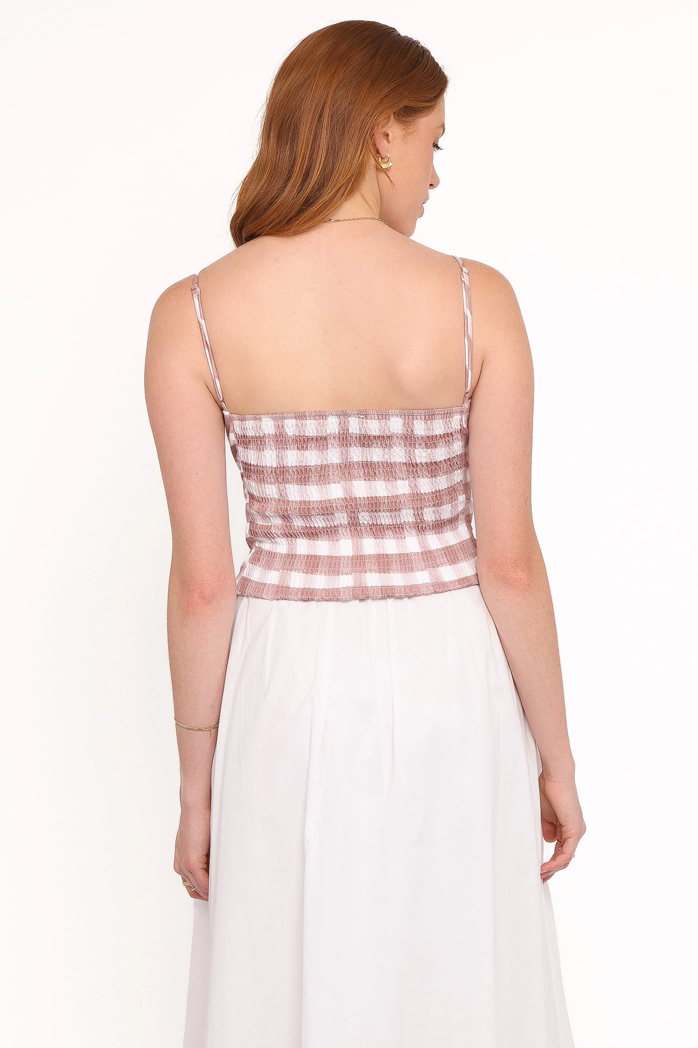 Lelessa Corset Top - Pink Gingham - Image 4