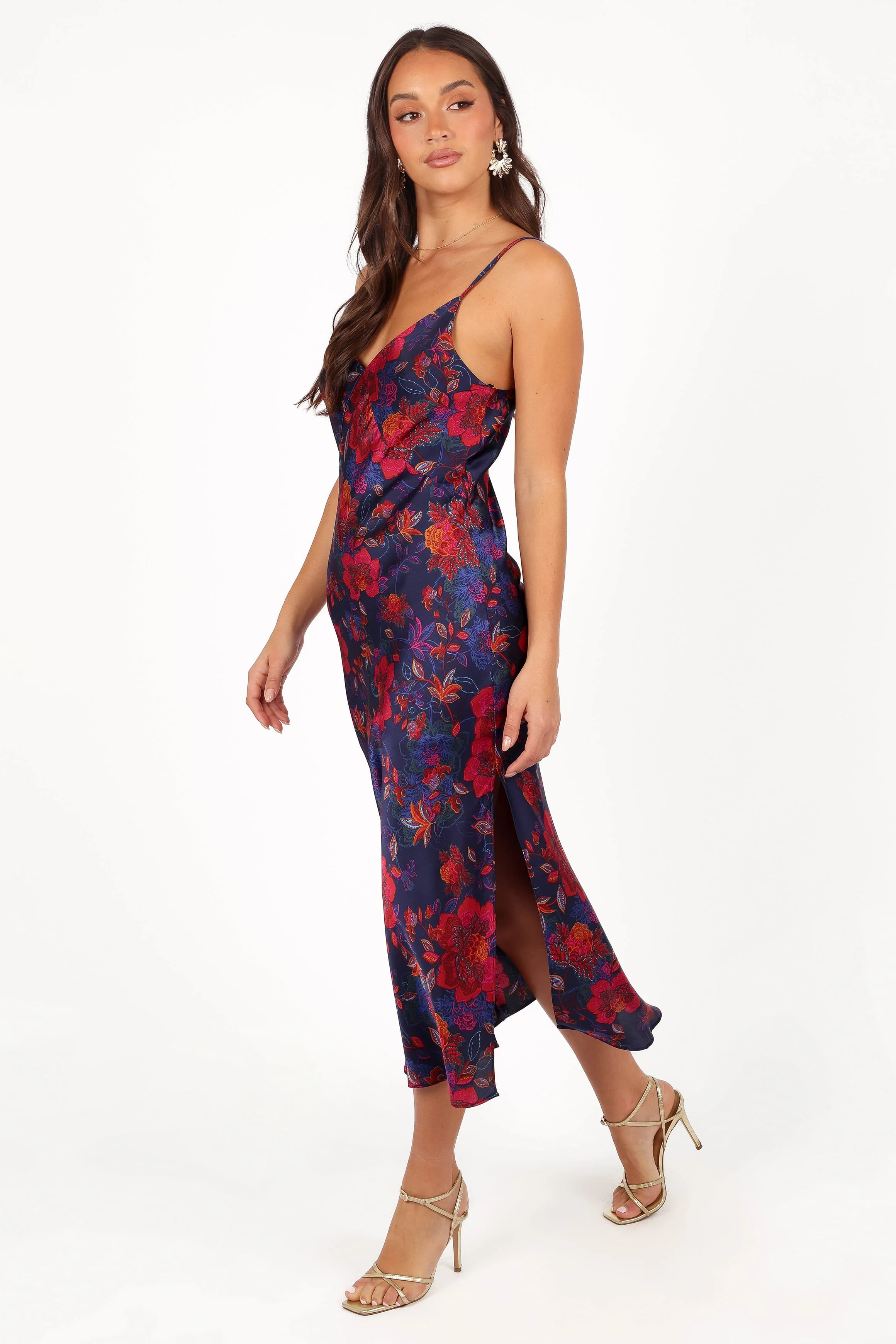 Lenore Midi Dress - Midnight Pomegranate - Image 6