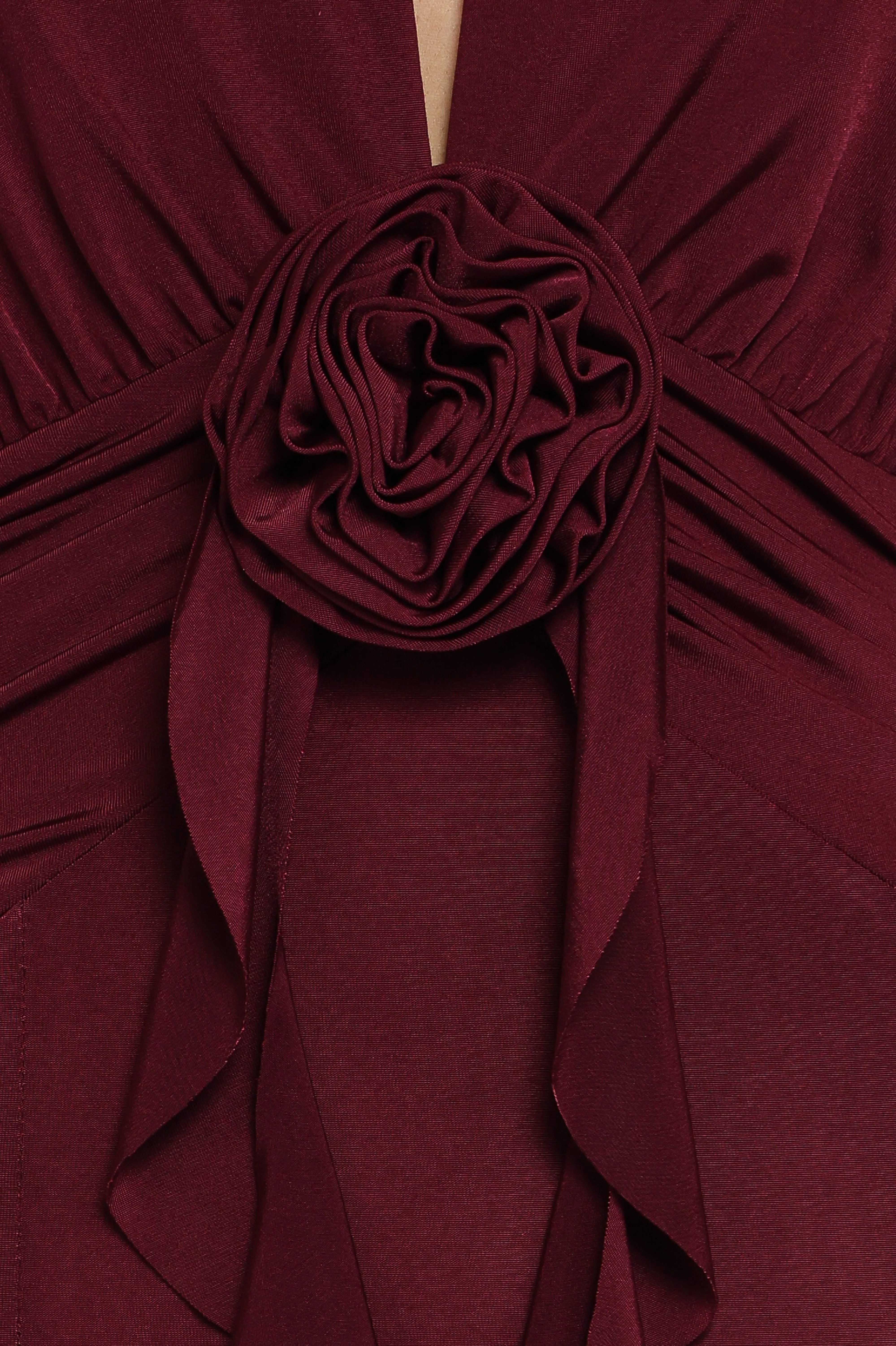 Leowna Halterneck Maxi Dress - Burgundy - Image 6