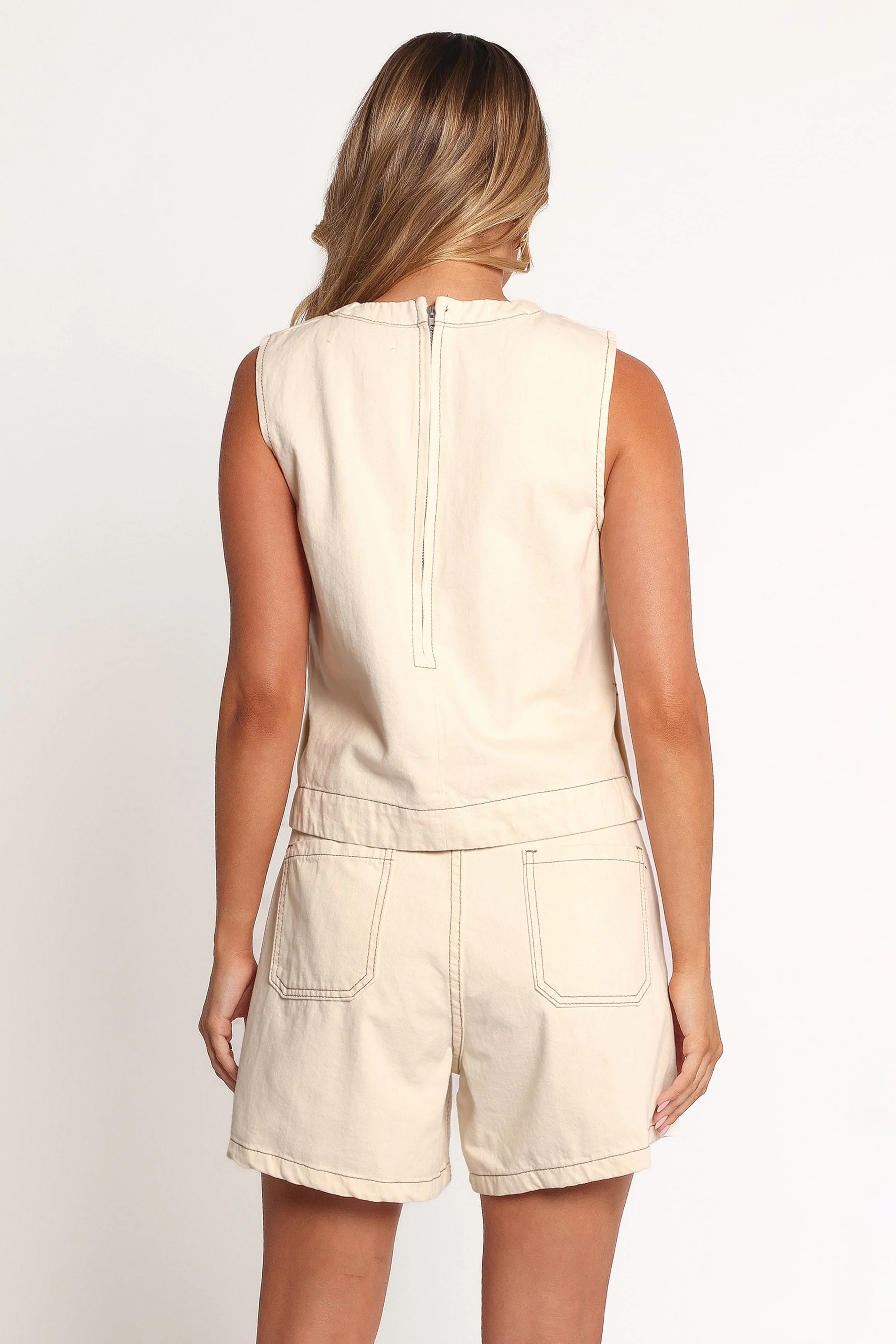 Levi Short - Ecru - Image 6