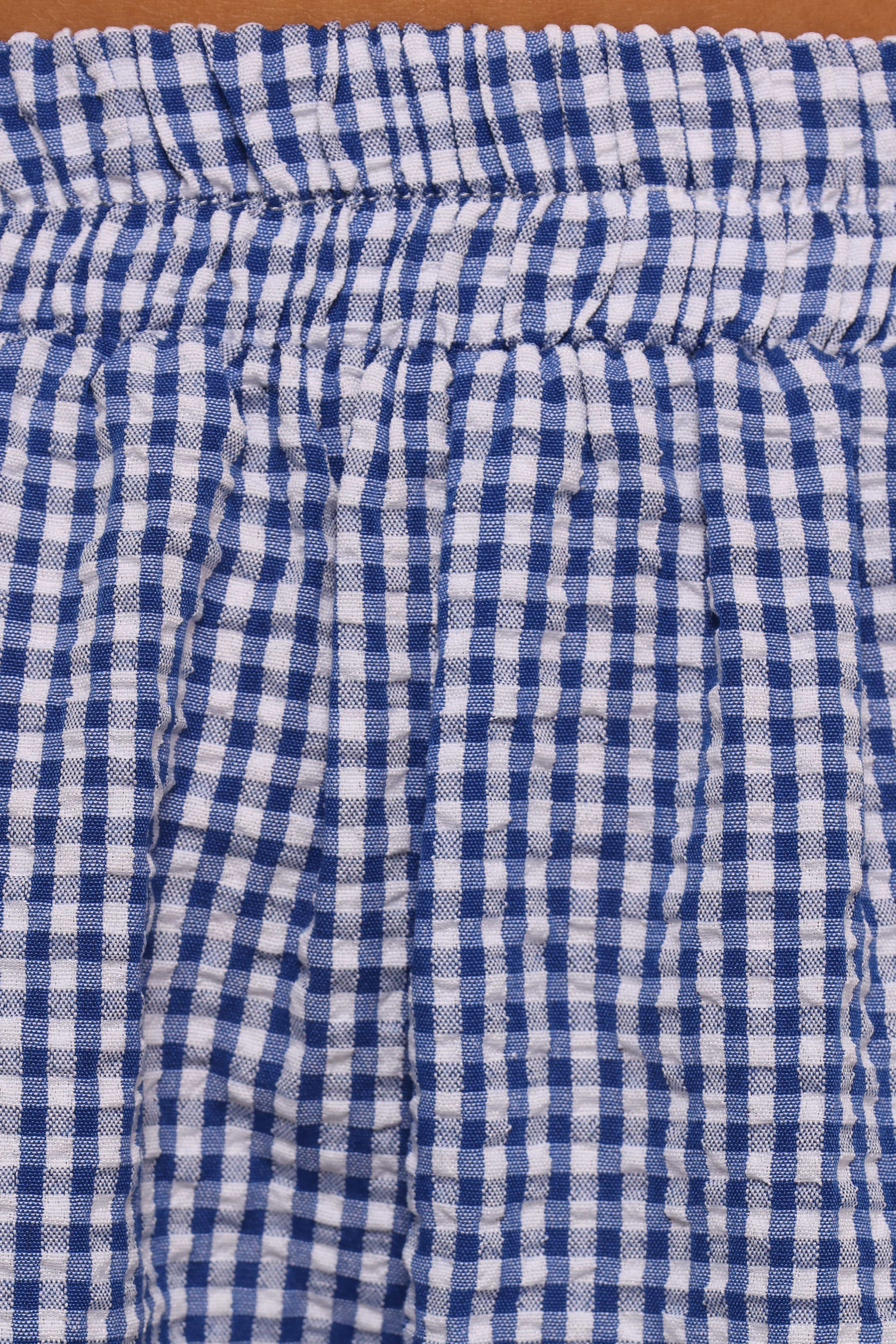 Libby Shorts - Navy Gingham - Image 9
