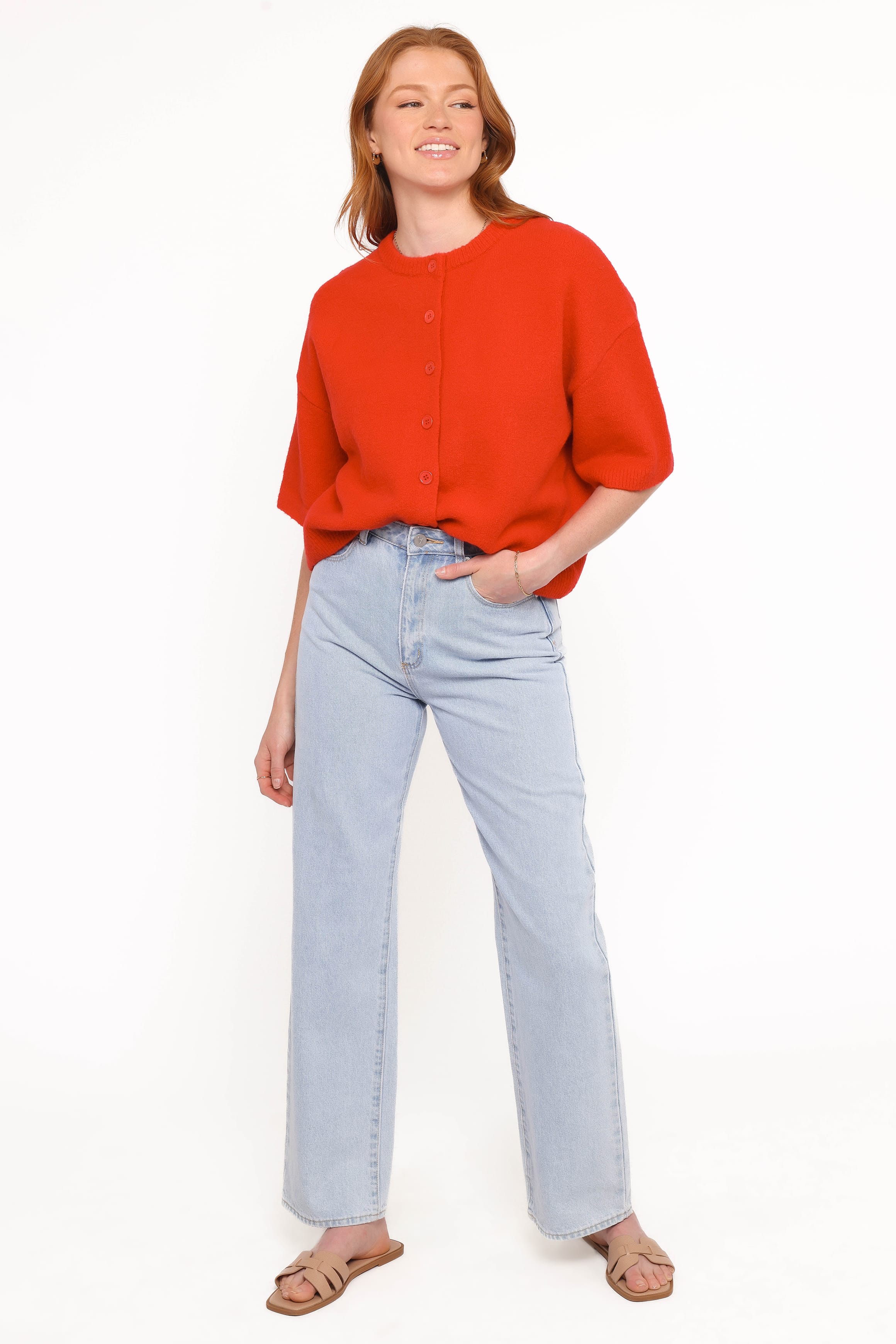 Lilith Knit Top - Red - Image 5