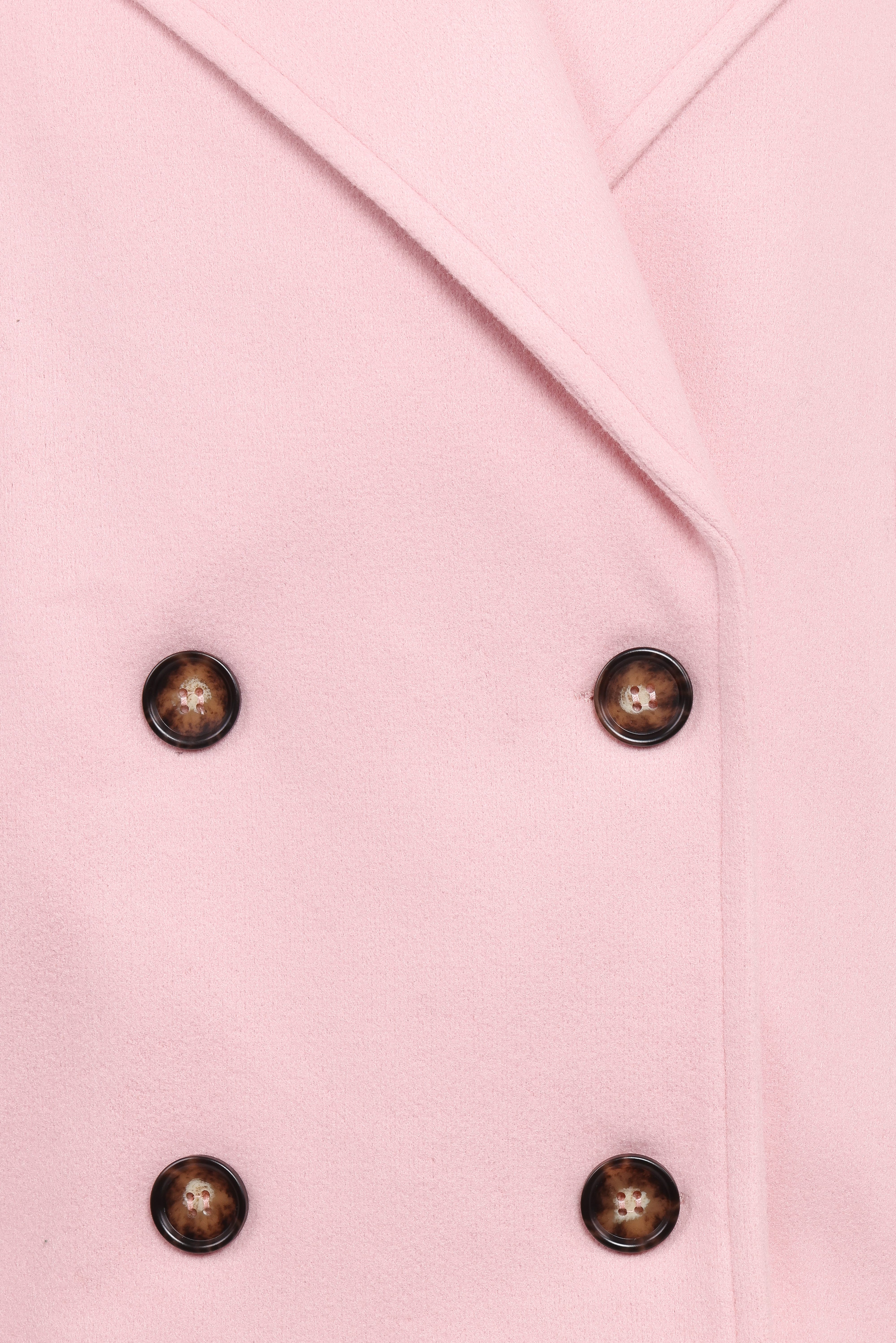 Lindy Cropped Coat - Baby Pink - Image 6
