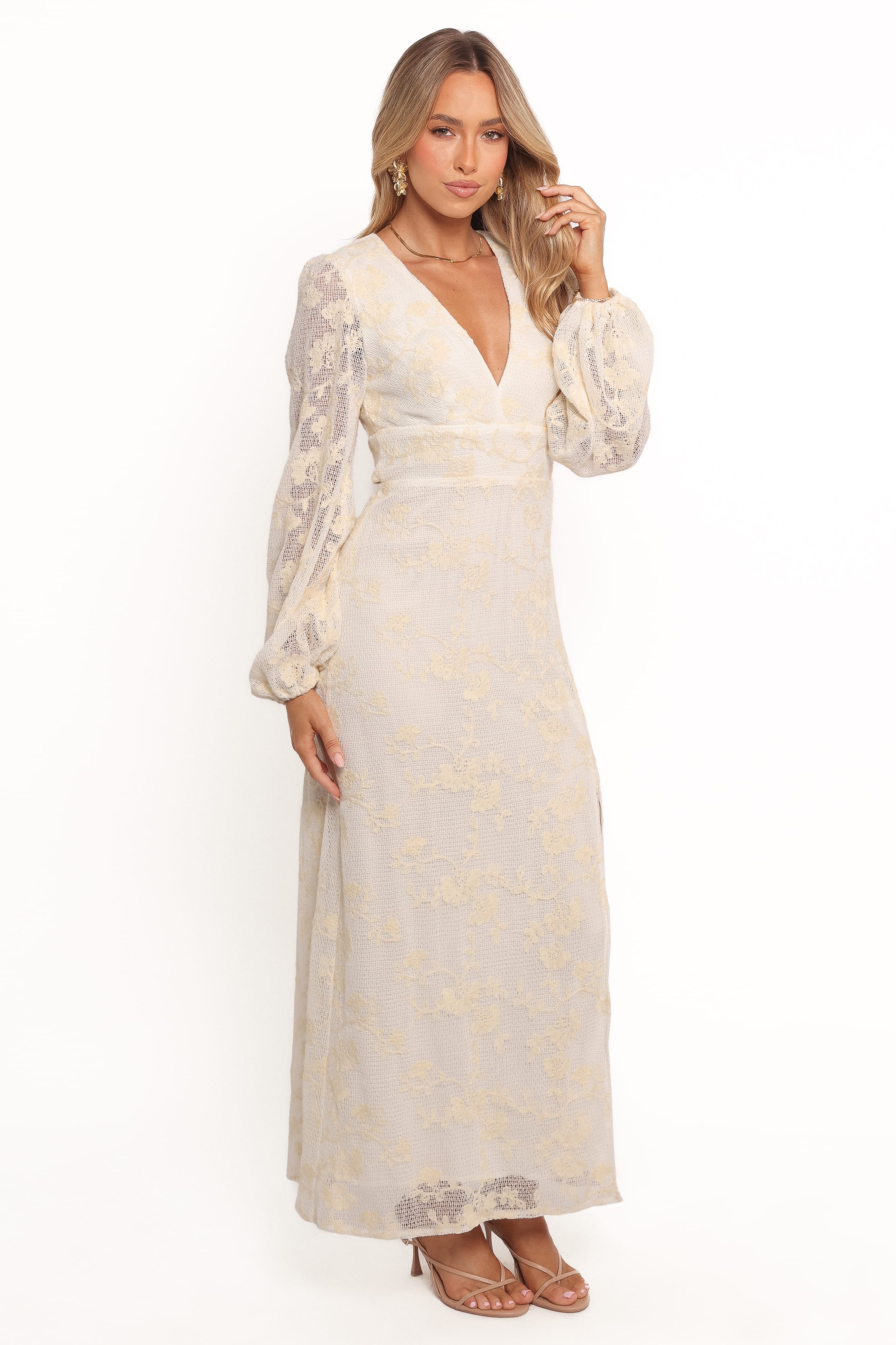 Lissa Maxi Dress - White - Image 5