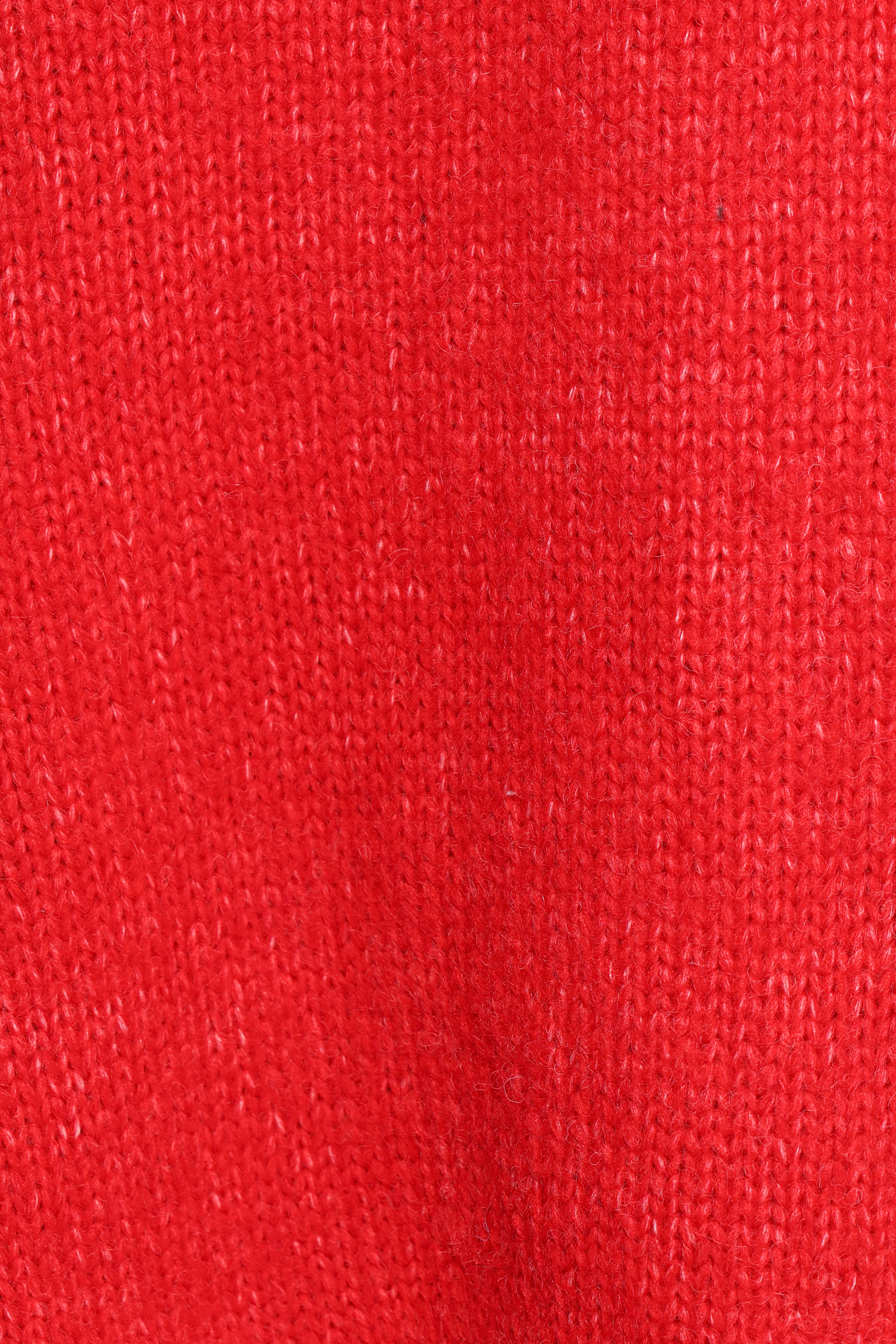 Lloyd Oversized Crew Knit Sweater - Red - Image 6