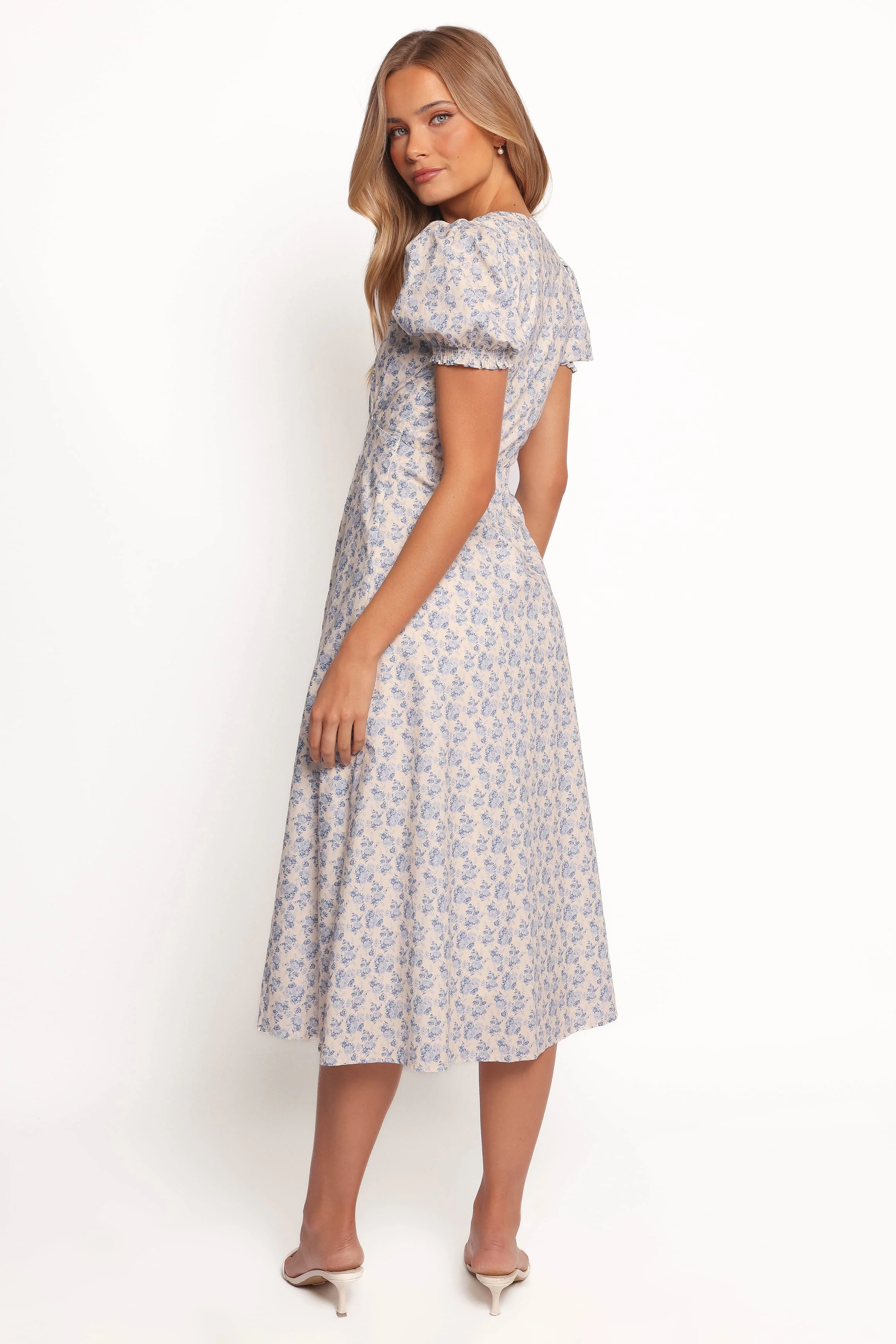 Logen Floral Midi Dress - Parisian Bloom - Image 4