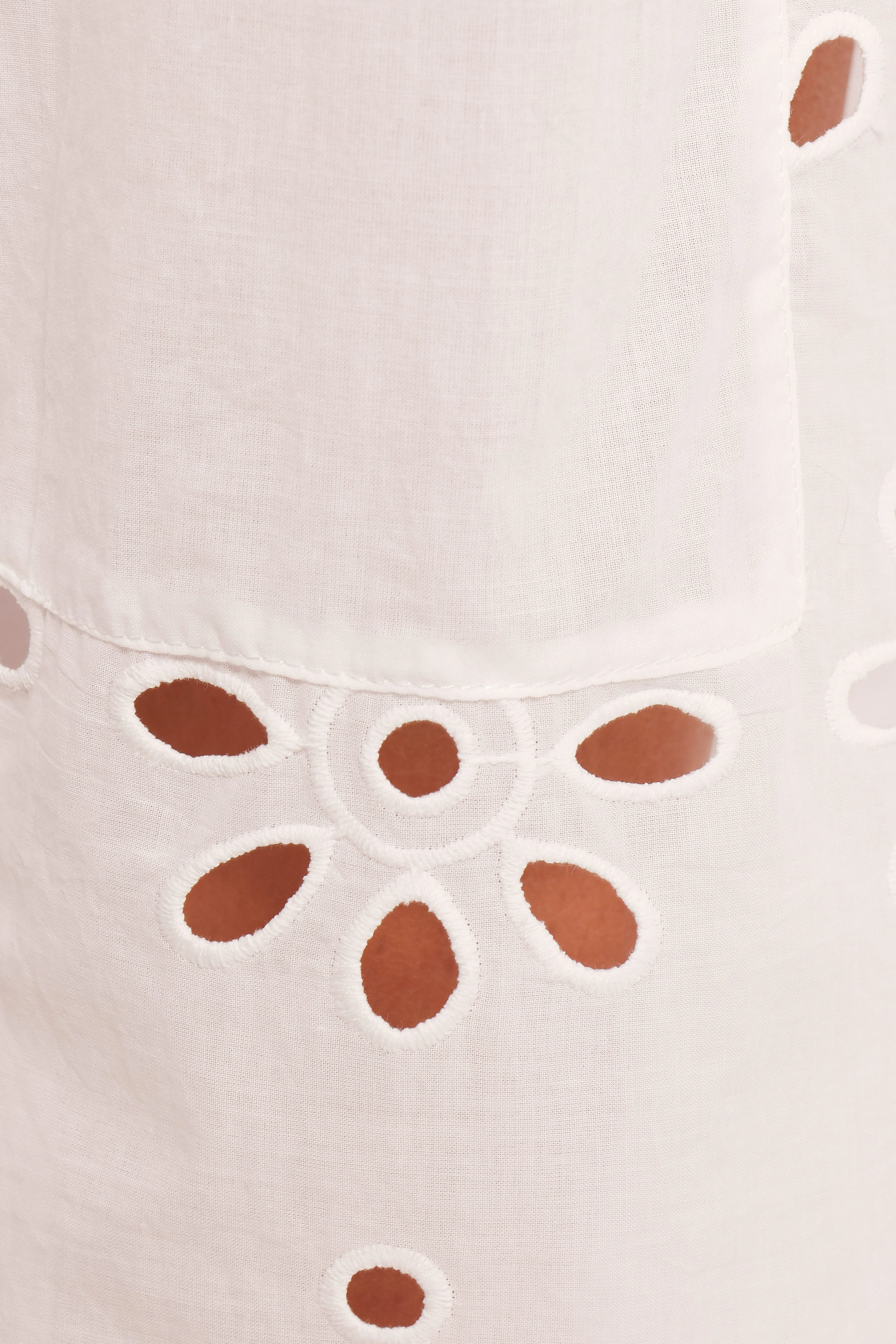 Lola Cut Out Detail Pants - White - Image 5