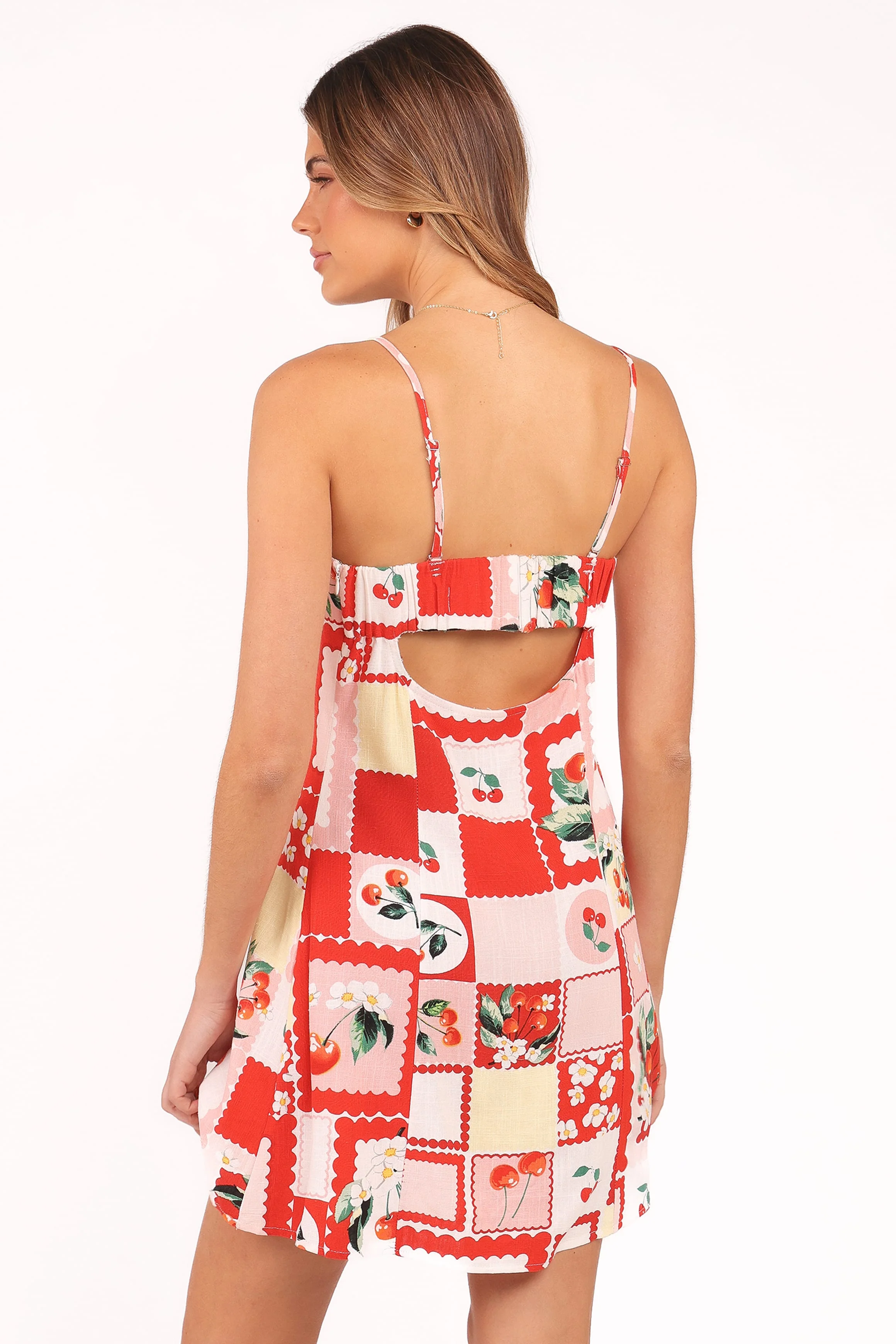 Loredana Mini Dress - Cherry - Image 5