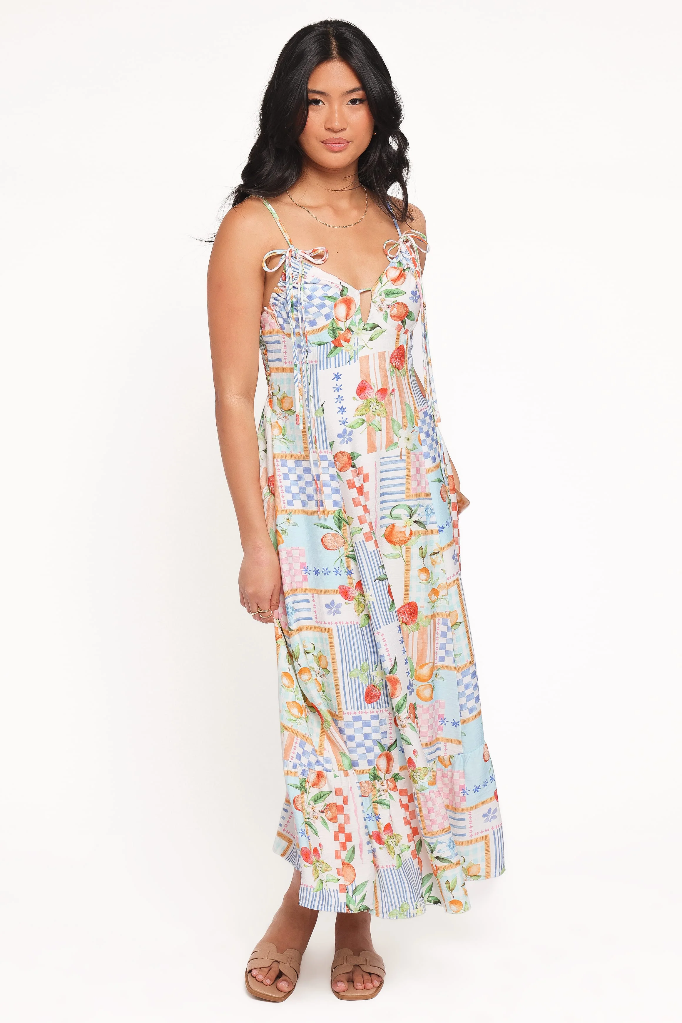 Loreen Midi Dress - Fruit Print - Image 5