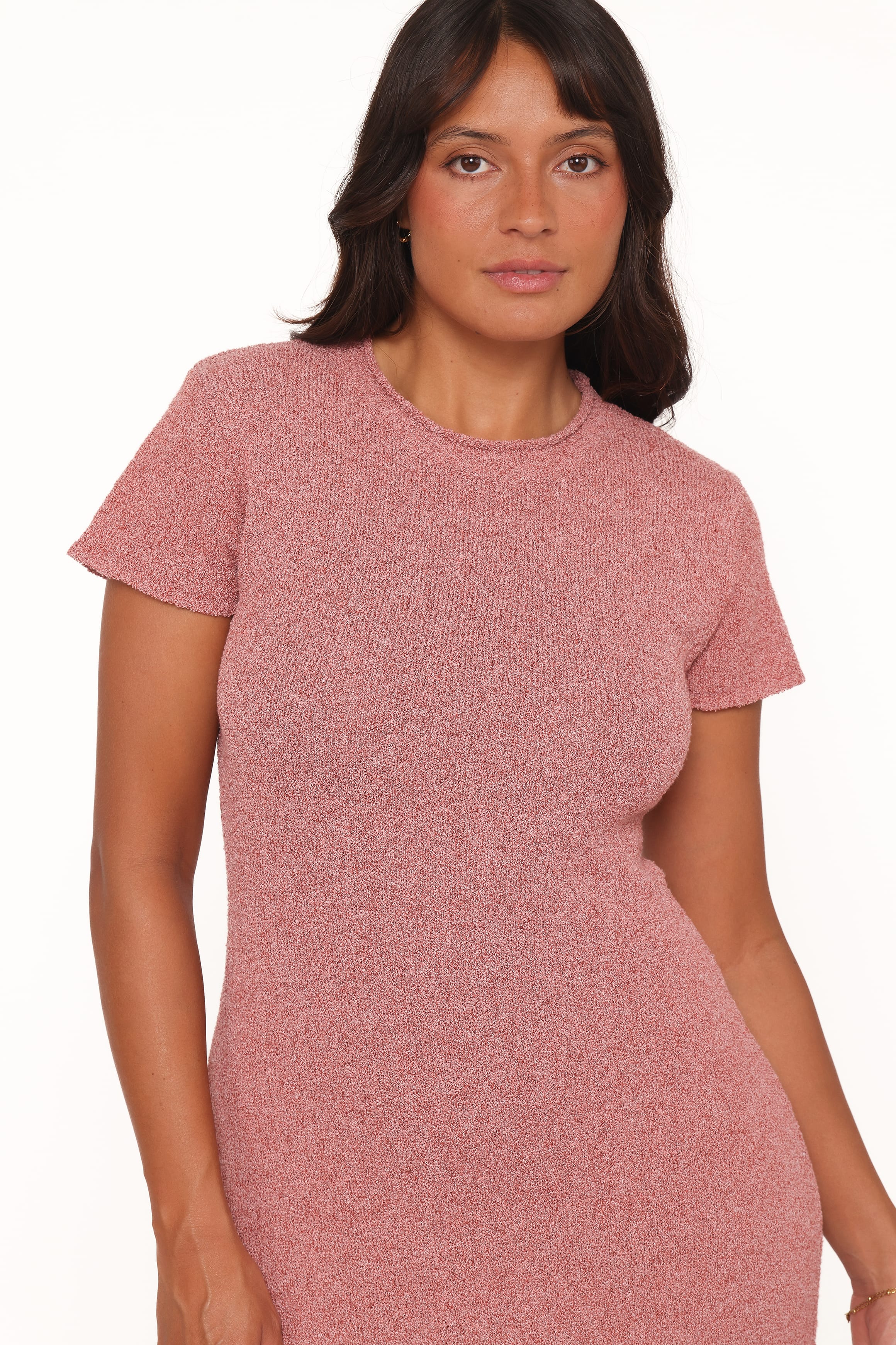 Lowell Knit Maxi Dress - Brick Red - Image 3