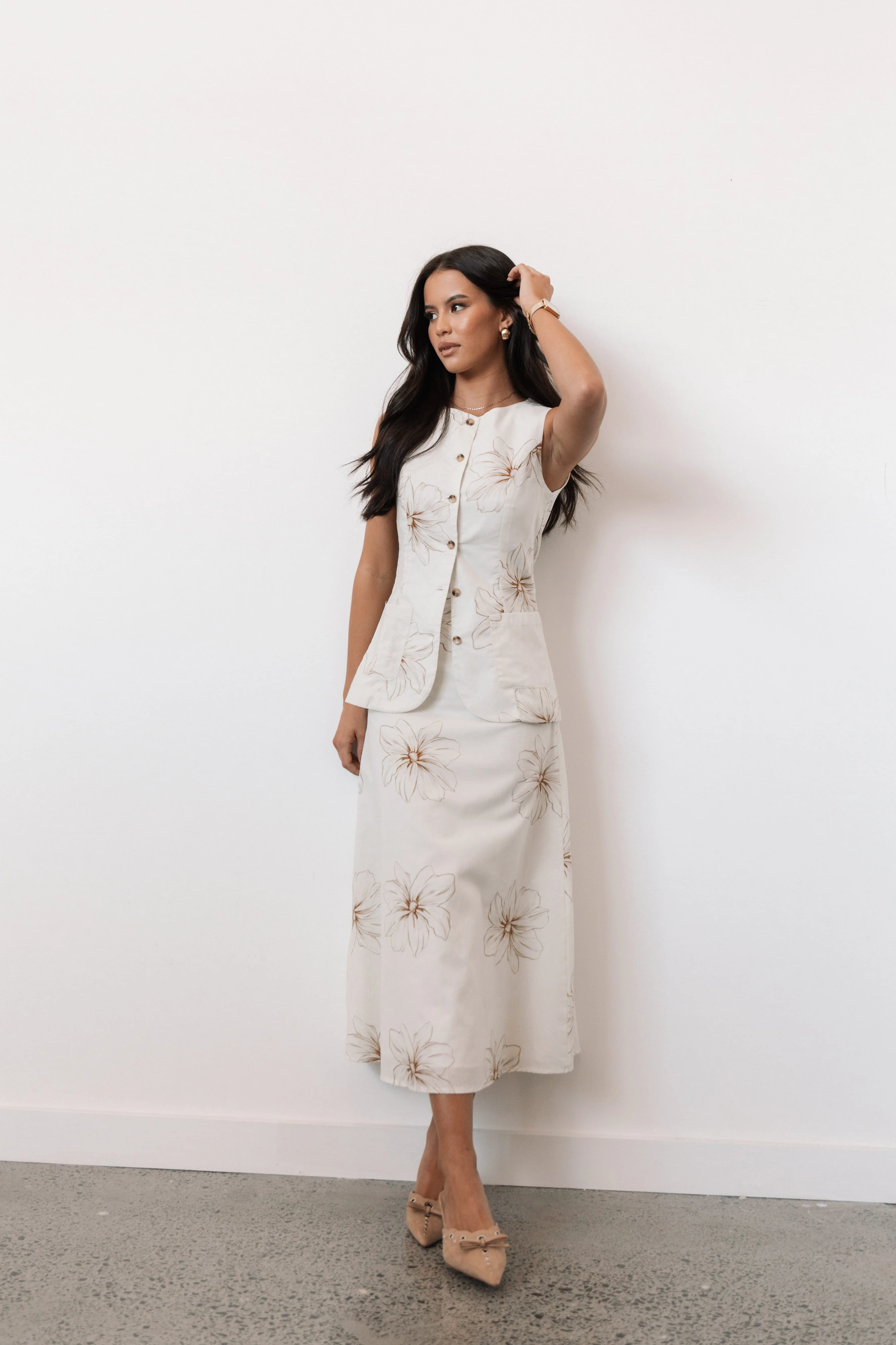 Luna Vest - Floral - Image 2