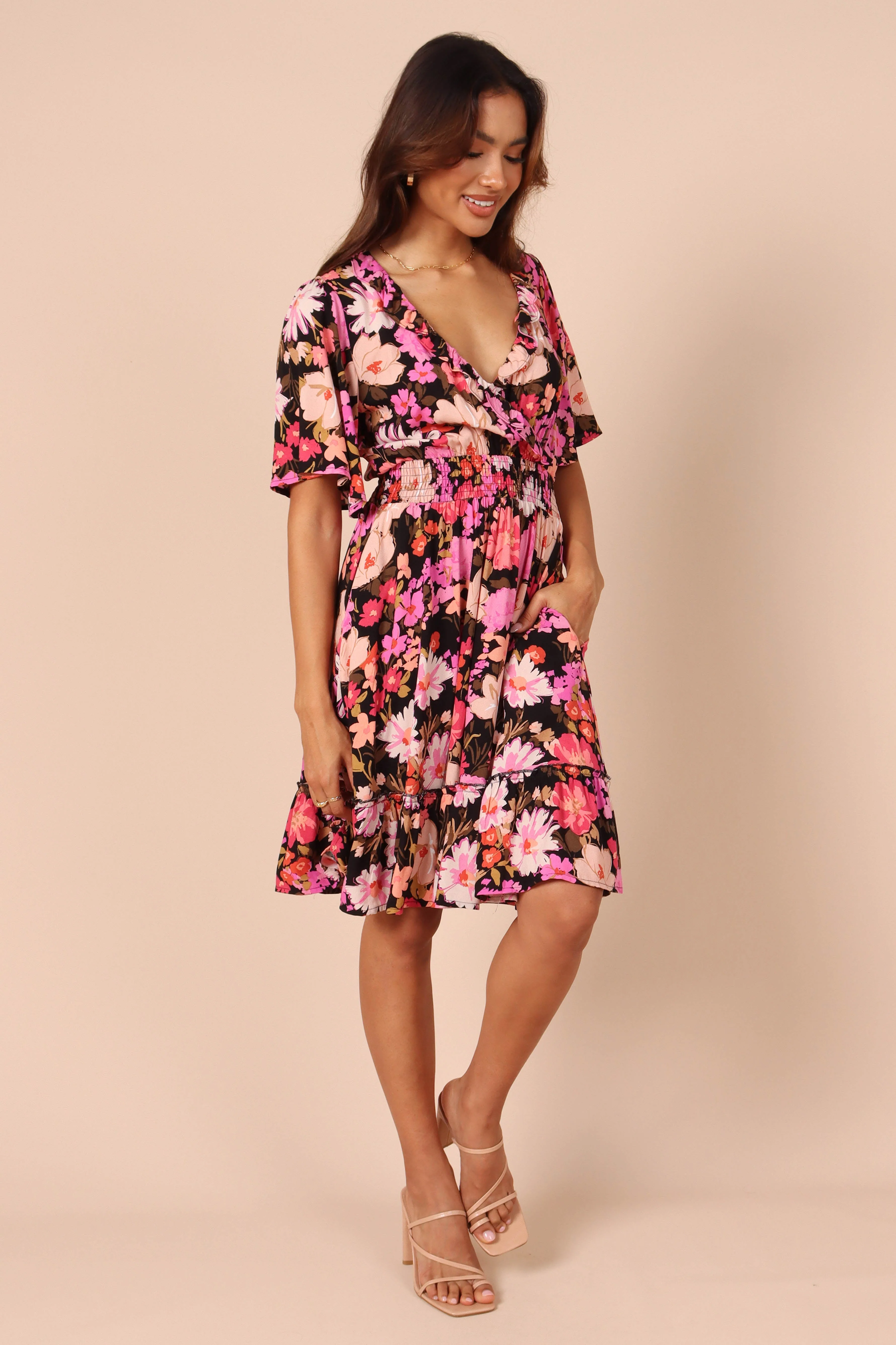 Lyris Mini Dress - Purple - Image 4