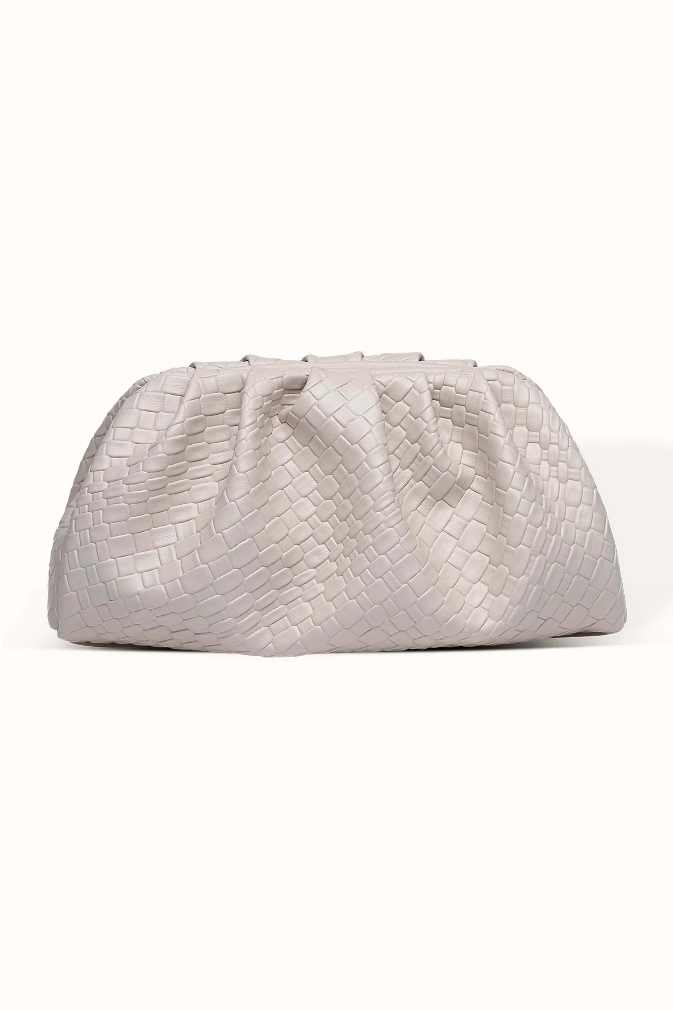 Macy Woven Clutch - Malt - Image 2