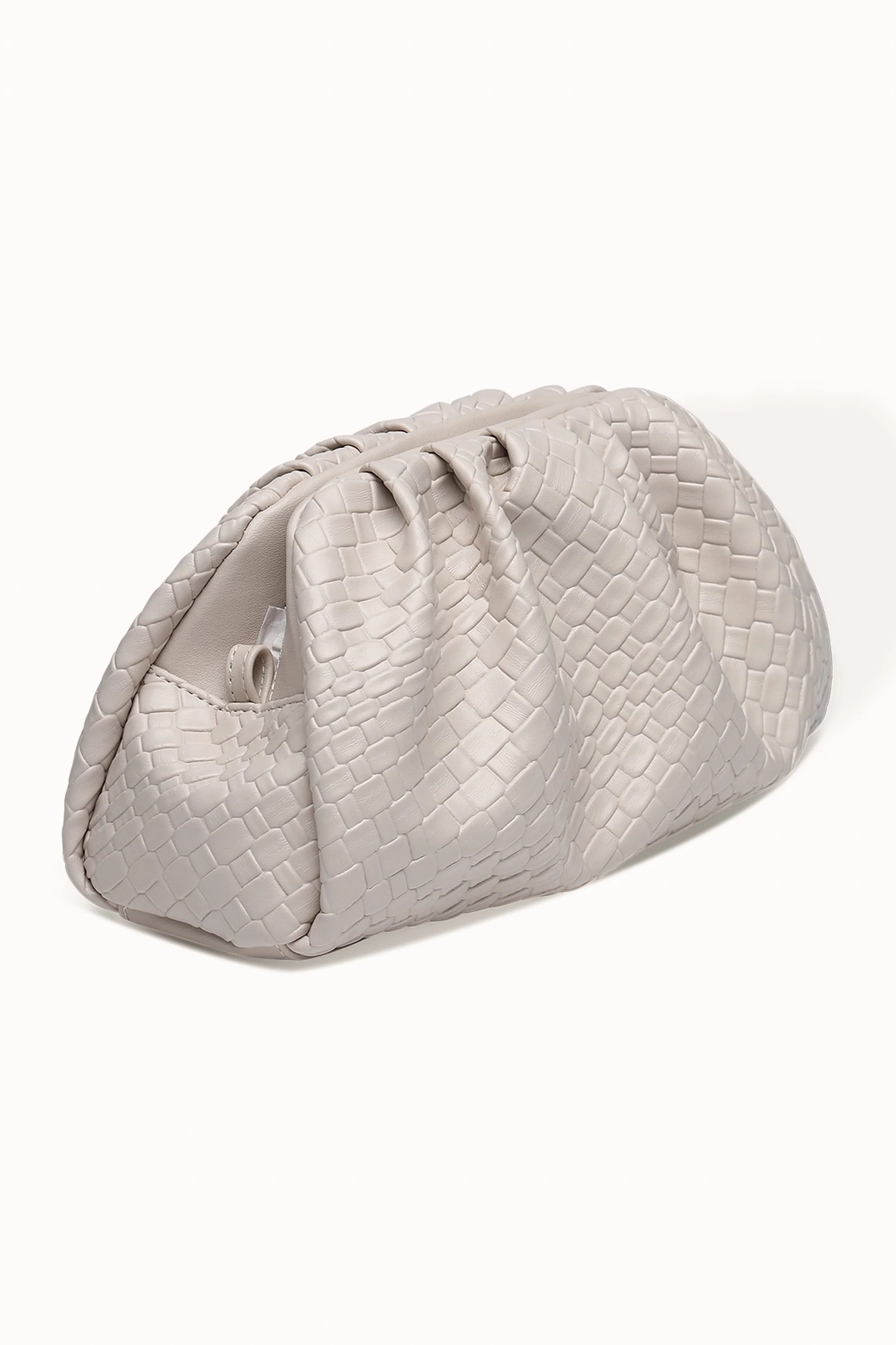 Macy Woven Clutch - Malt - Image 8