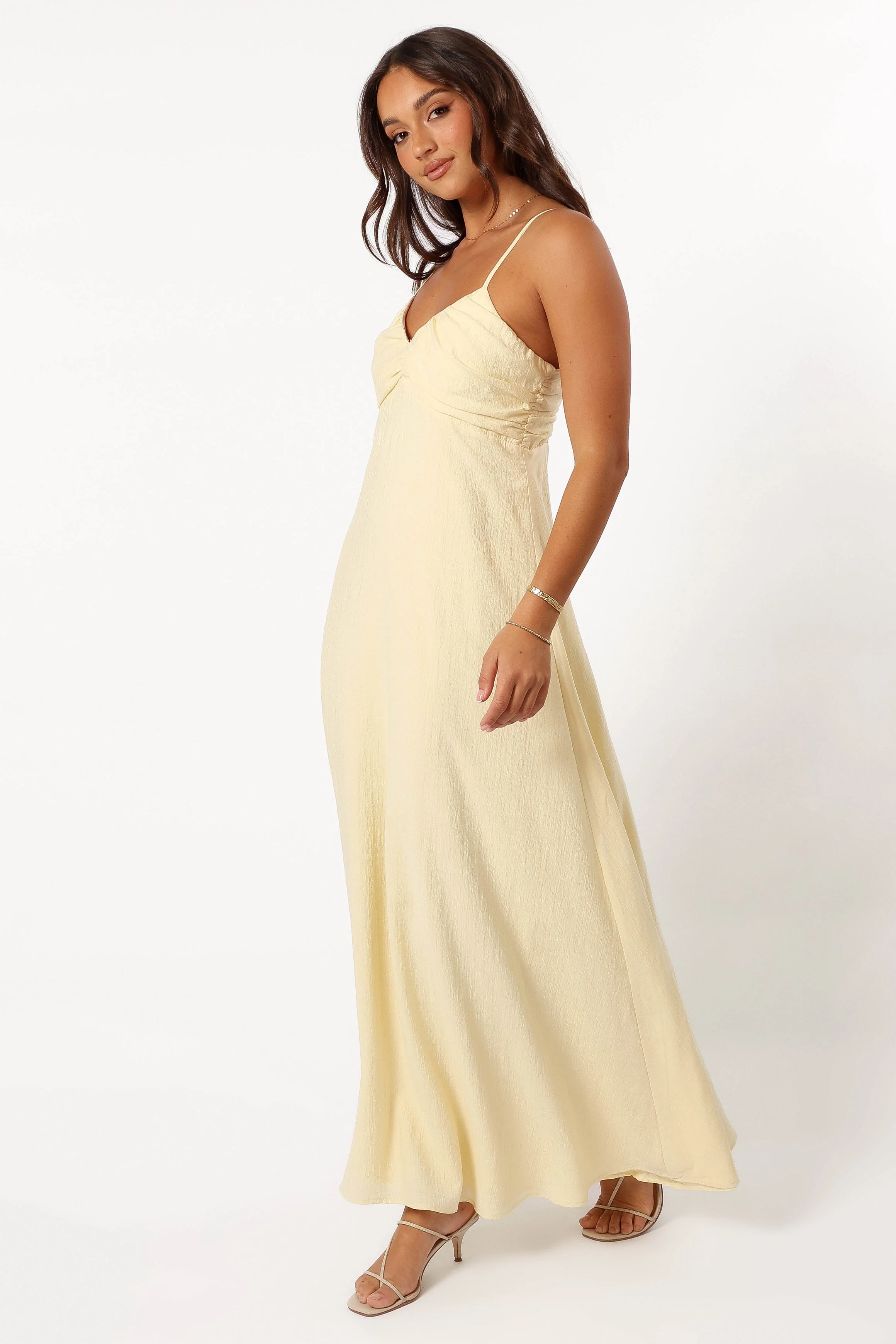 Maddie Maxi Dress - Butter Yellow - Image 5