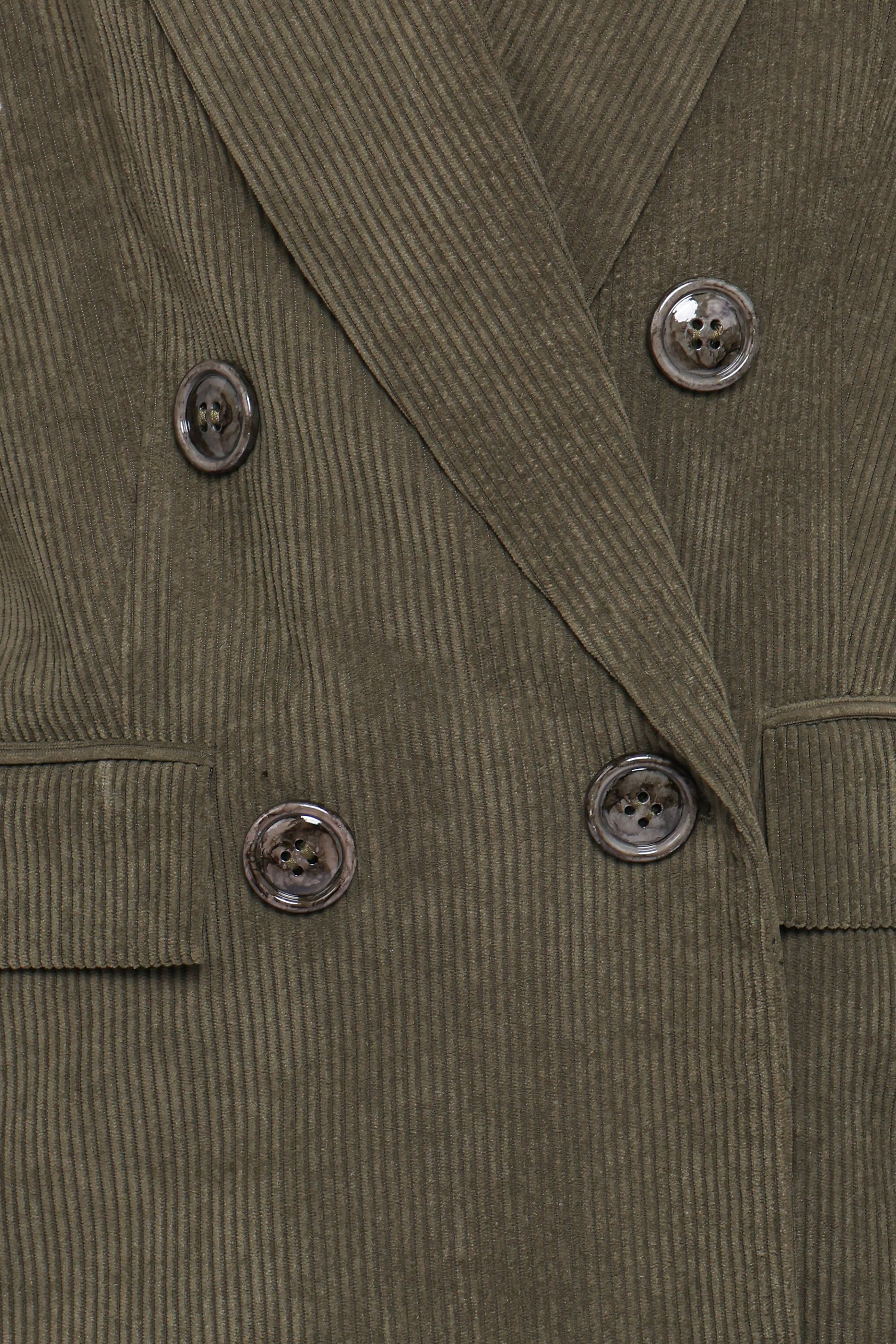 Madi Corduroy Blazer - Olive - Image 7