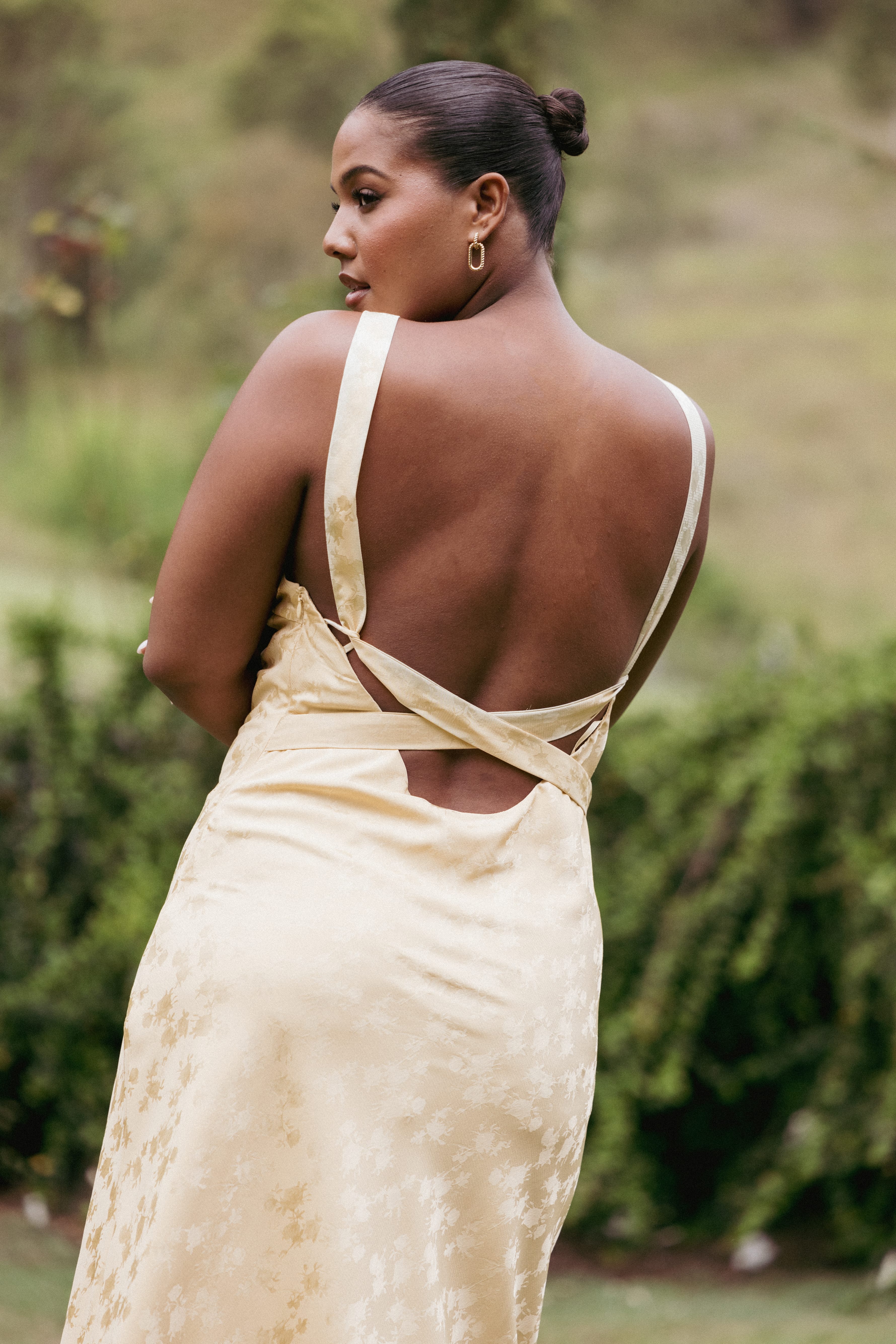 Malie Maxi Dress - Lemon - Image 9