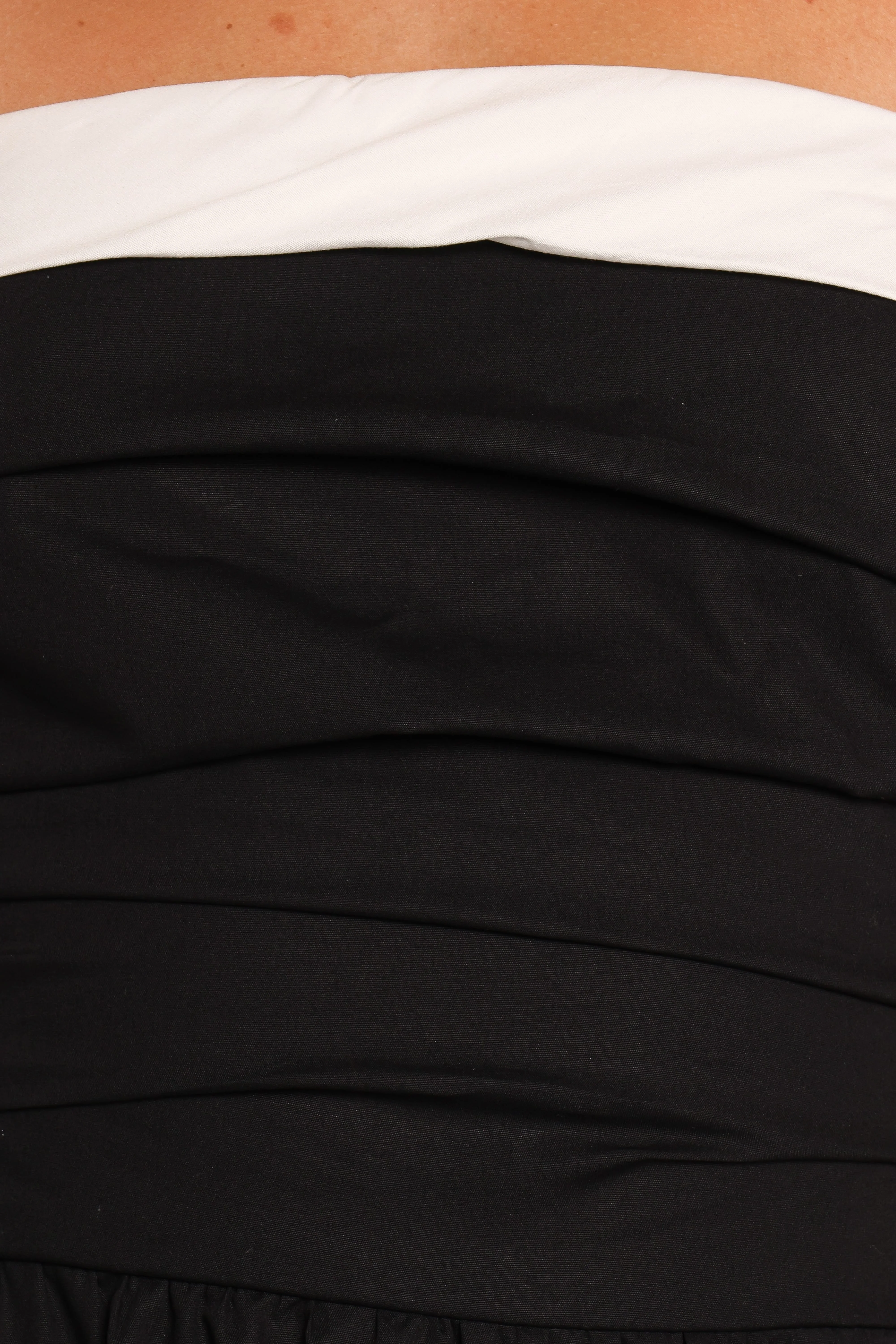 Marais Strapless Midi Dress - Black - Image 9