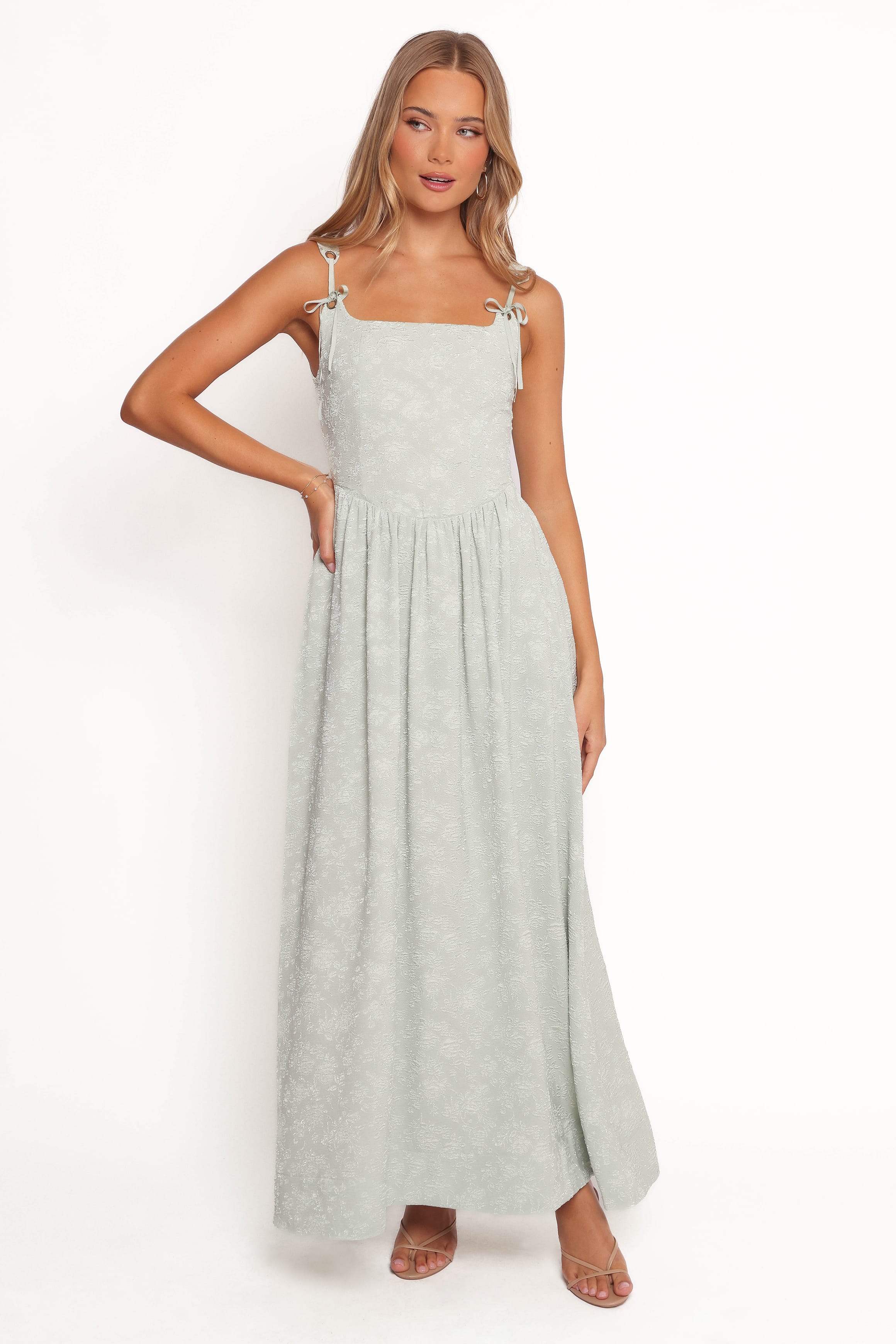 Marcelline Maxi Dress - Sage - Image 2