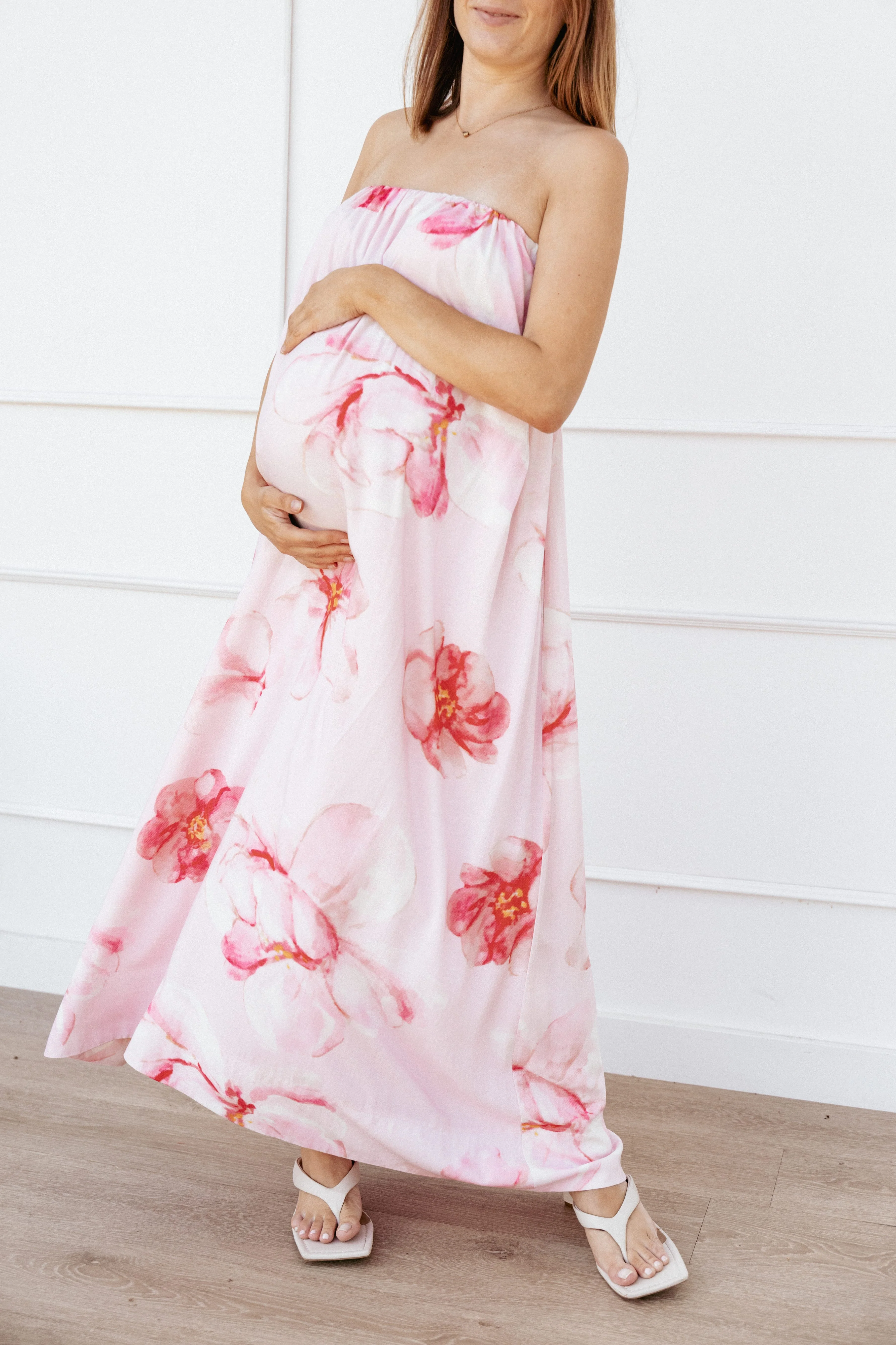 Margherita Maxi Dress - Pink Floral - Image 2