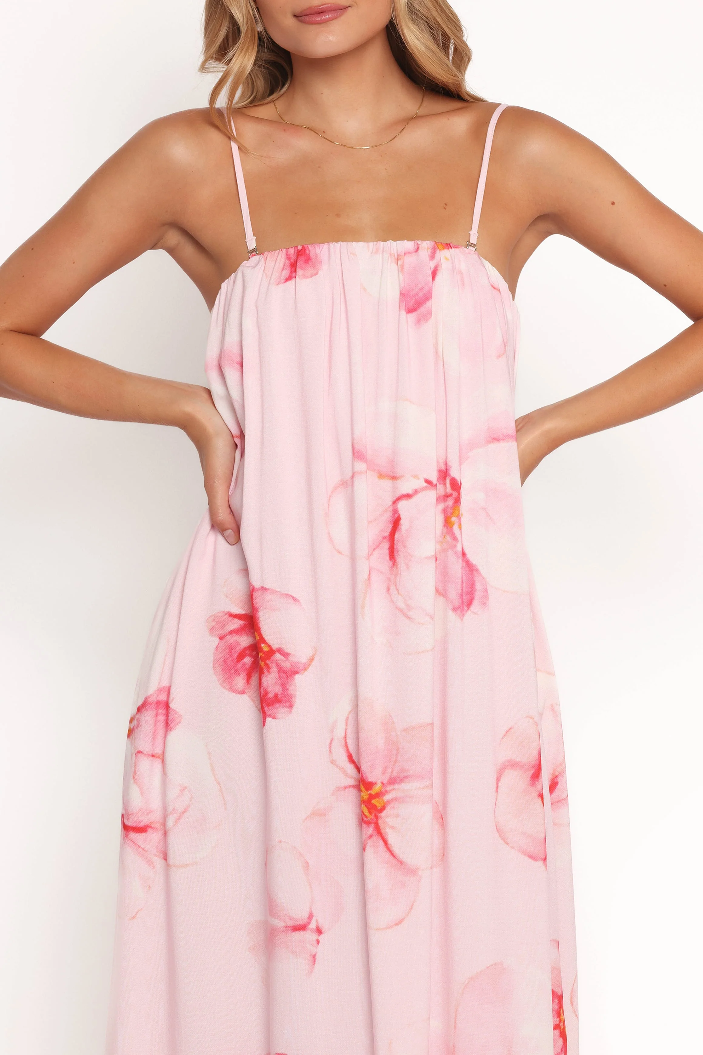 Margherita Maxi Dress - Pink Floral - Image 7