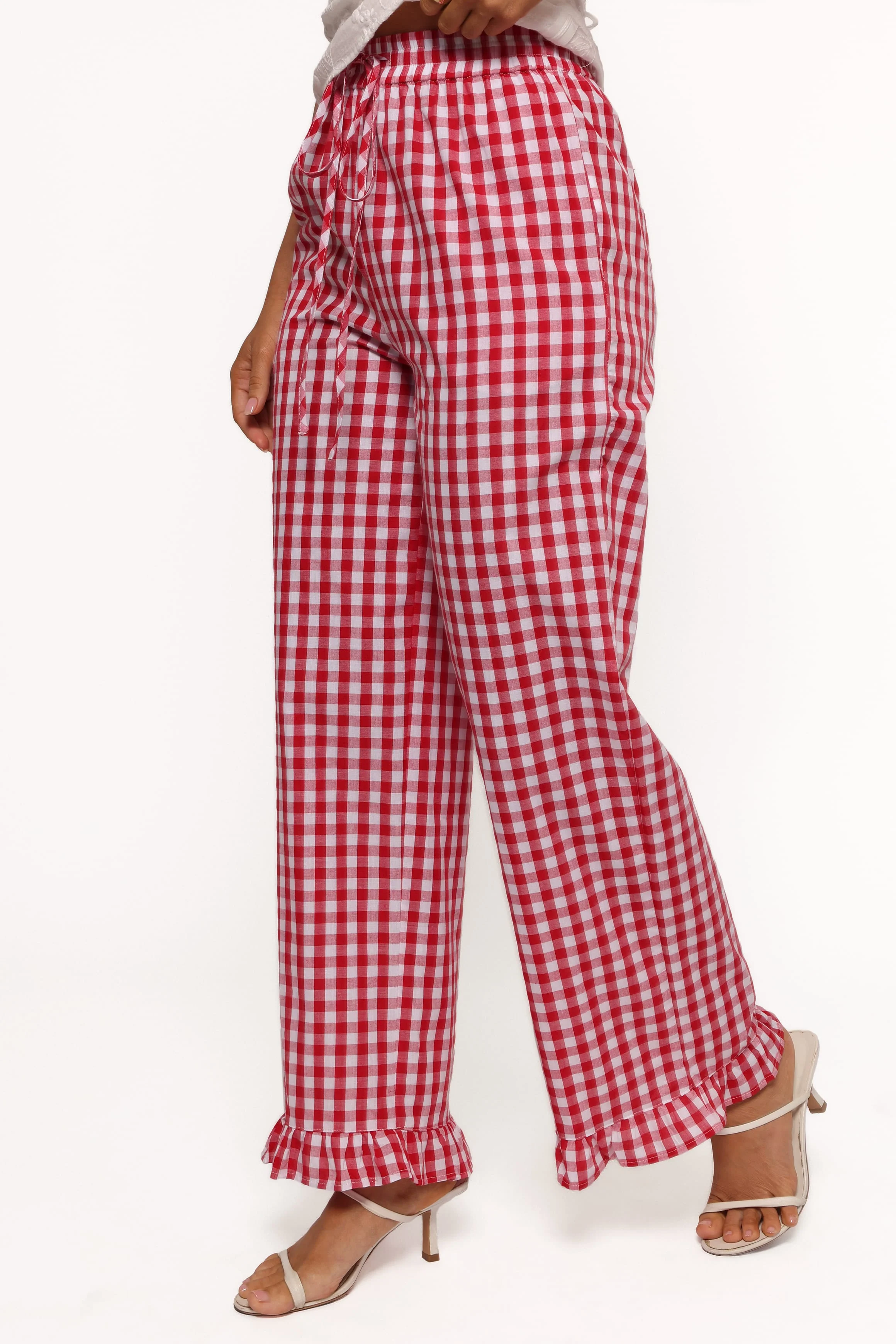 Marina Pant - Red Gingham - Image 2