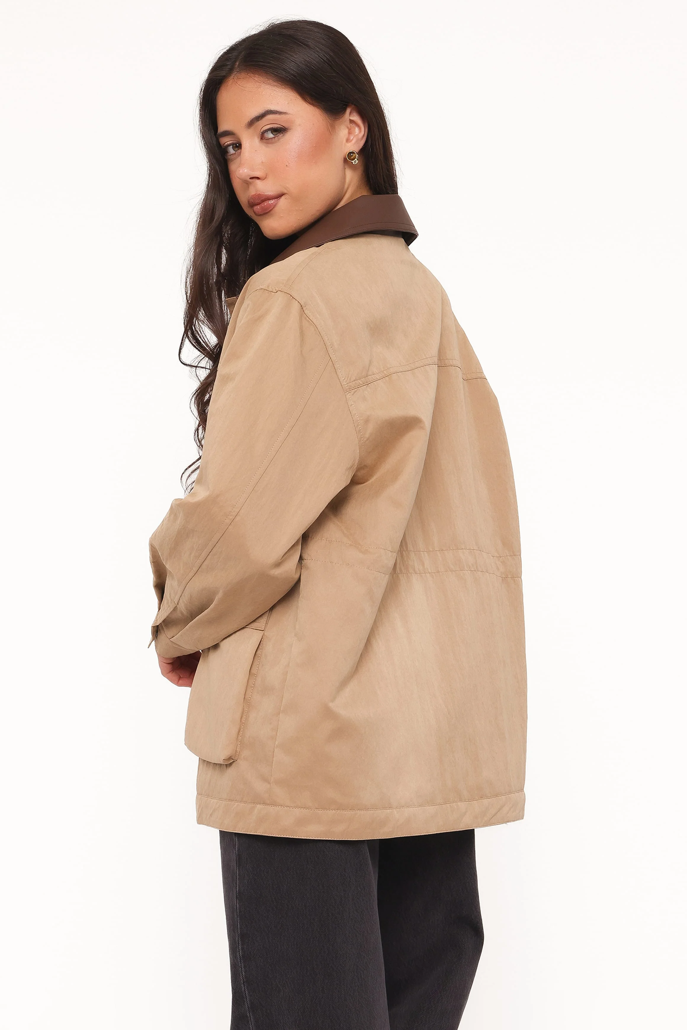 Marissa Anorak Jacket - Khaki - Image 4