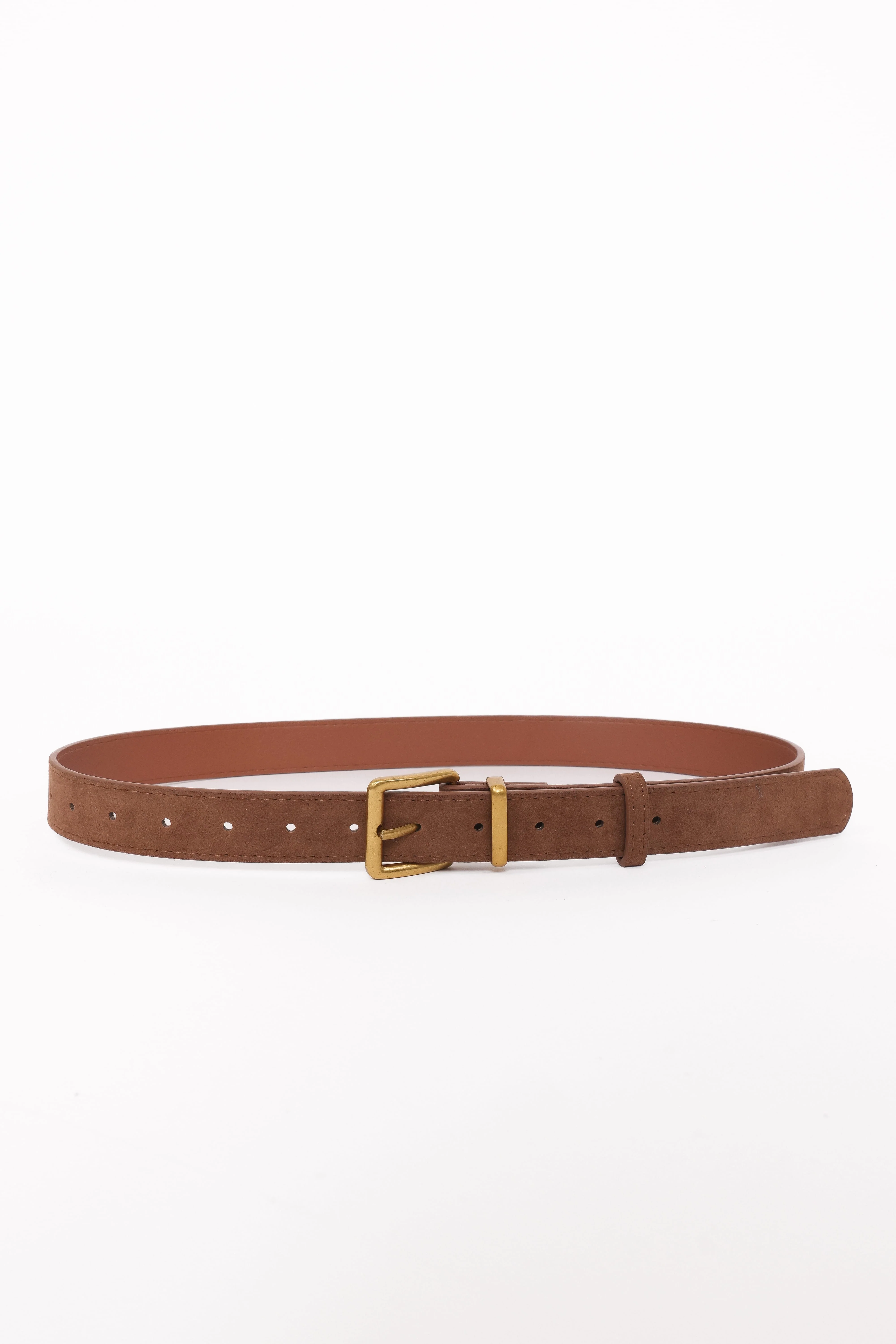 Mason Suede Belt - Brown - Image 5