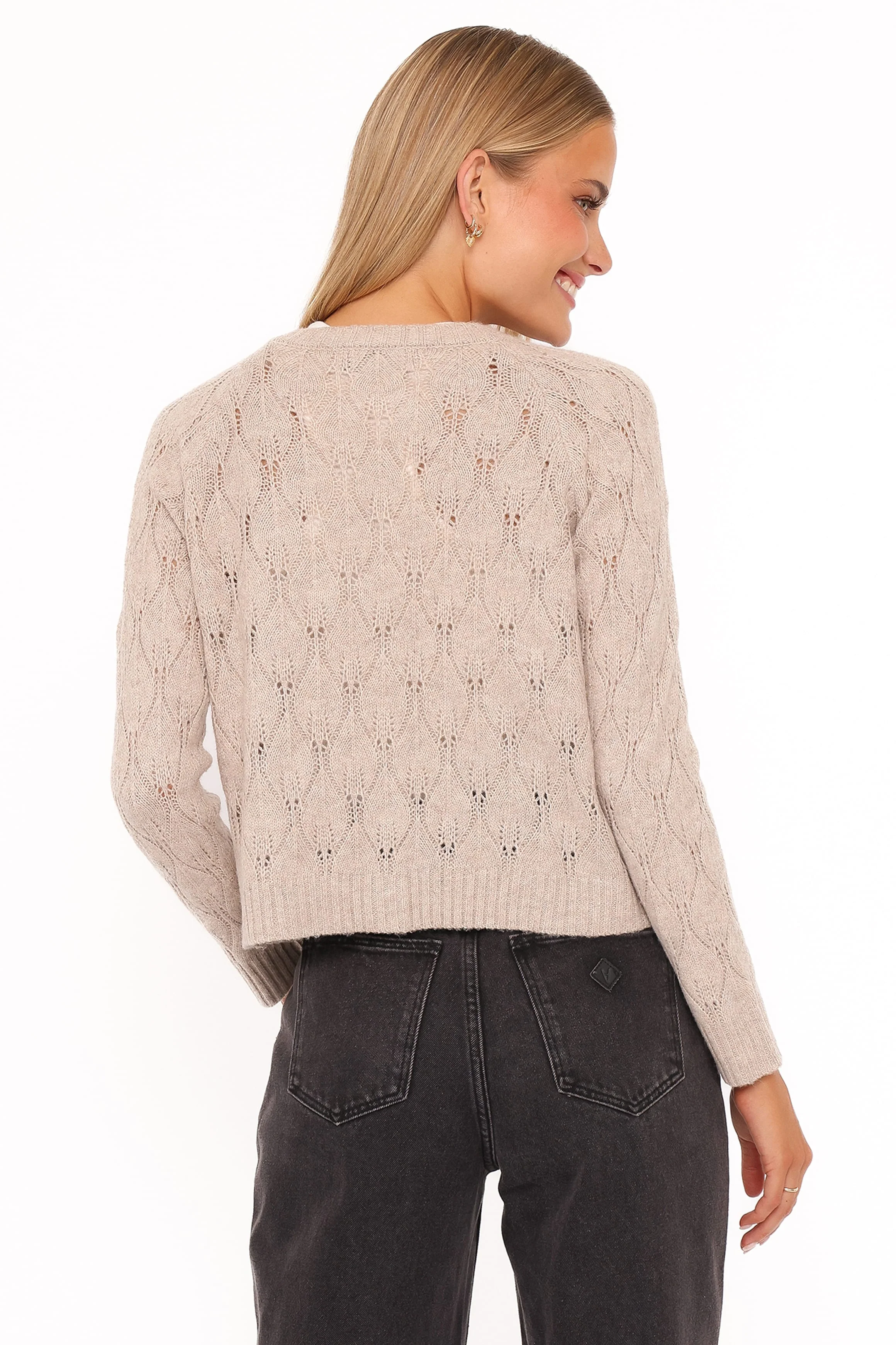 Mattie Cardigan - Beige - Image 5