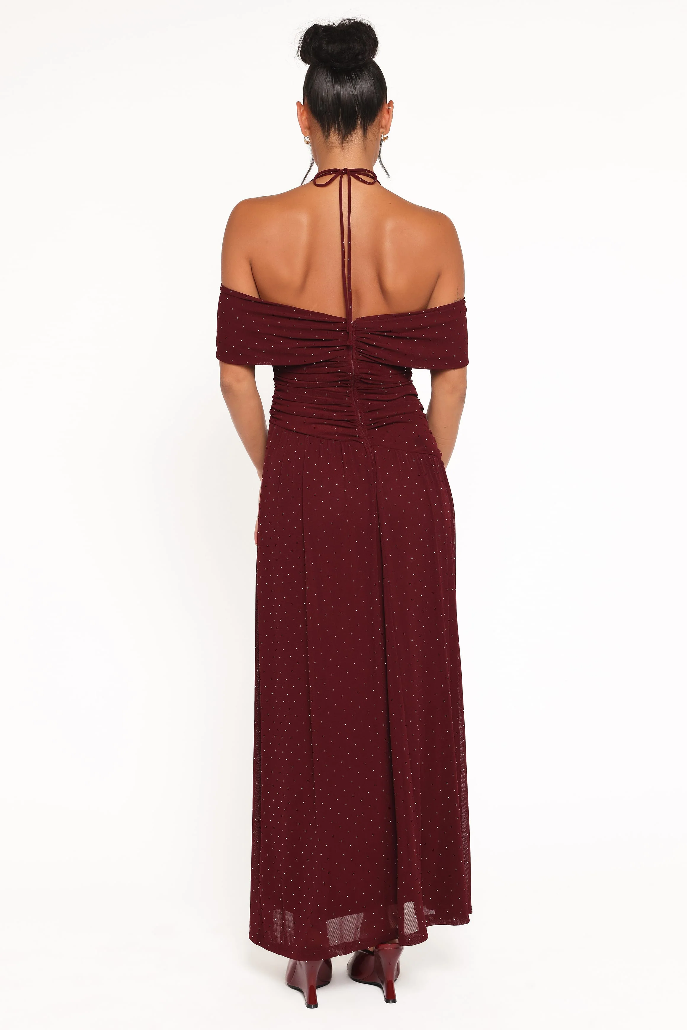 Mayven Maxi Dress - Burgundy - Image 5