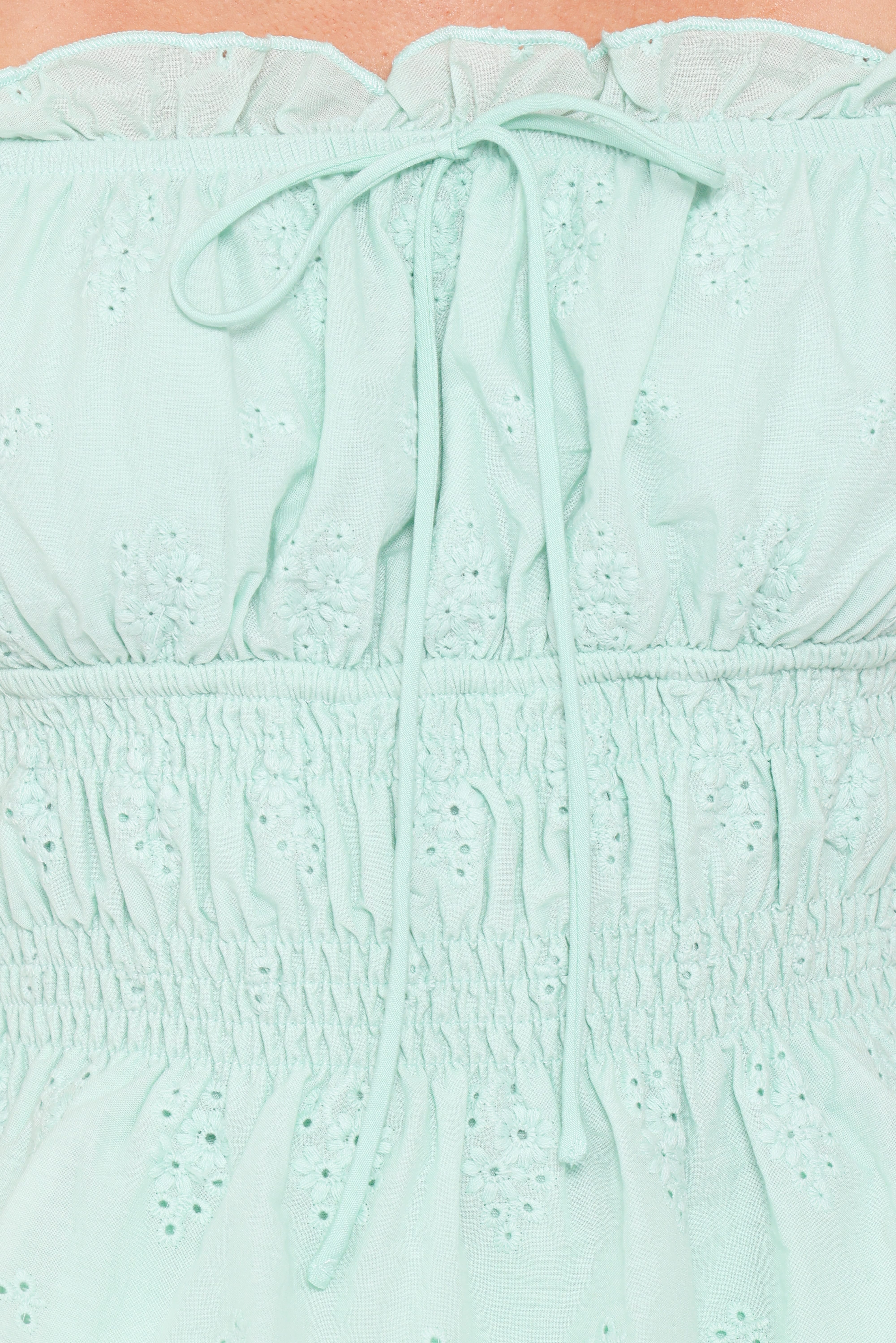 Melissa Peplum Top - Sage - Image 7