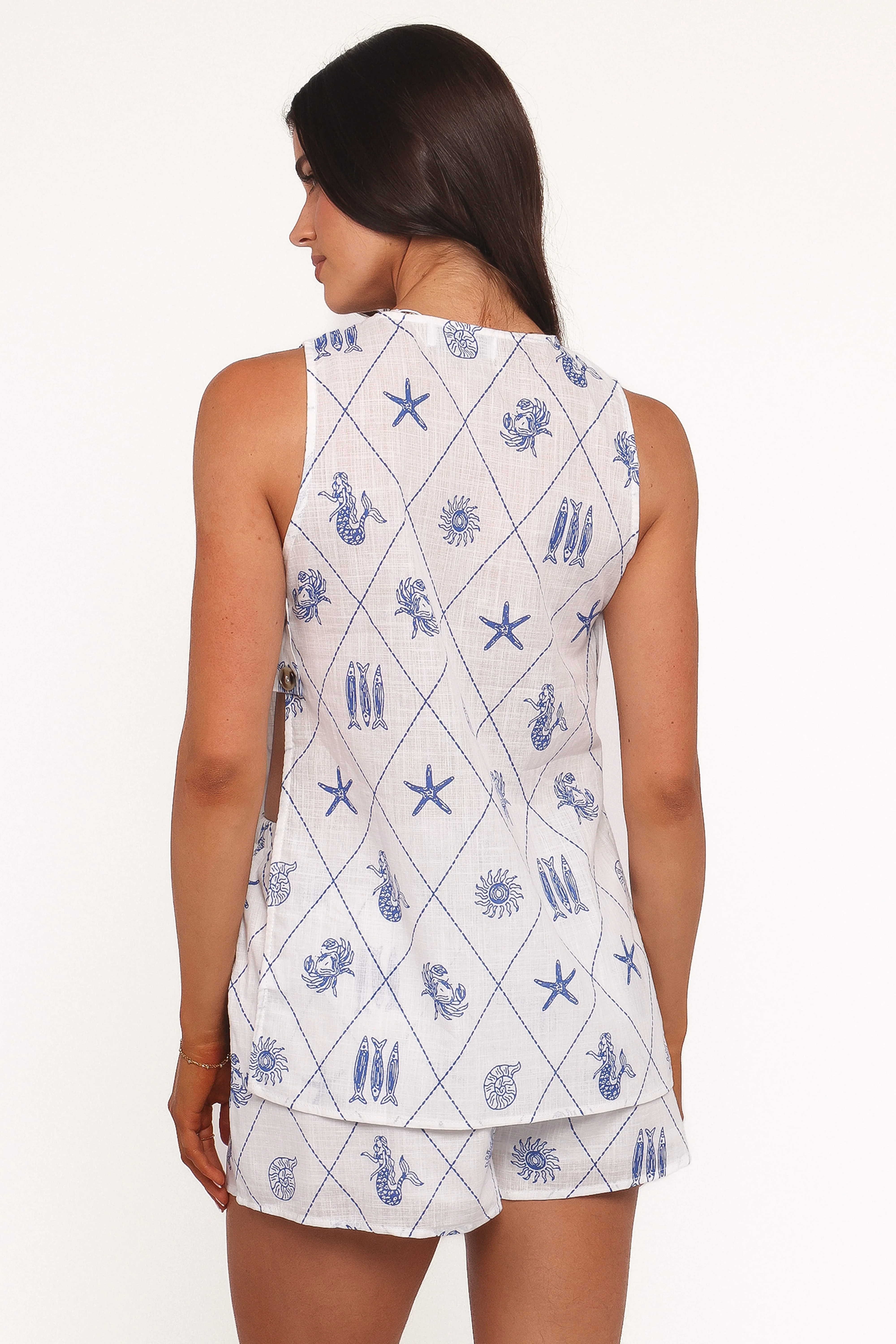 Miller Short Set - Seashell Print - Image 5